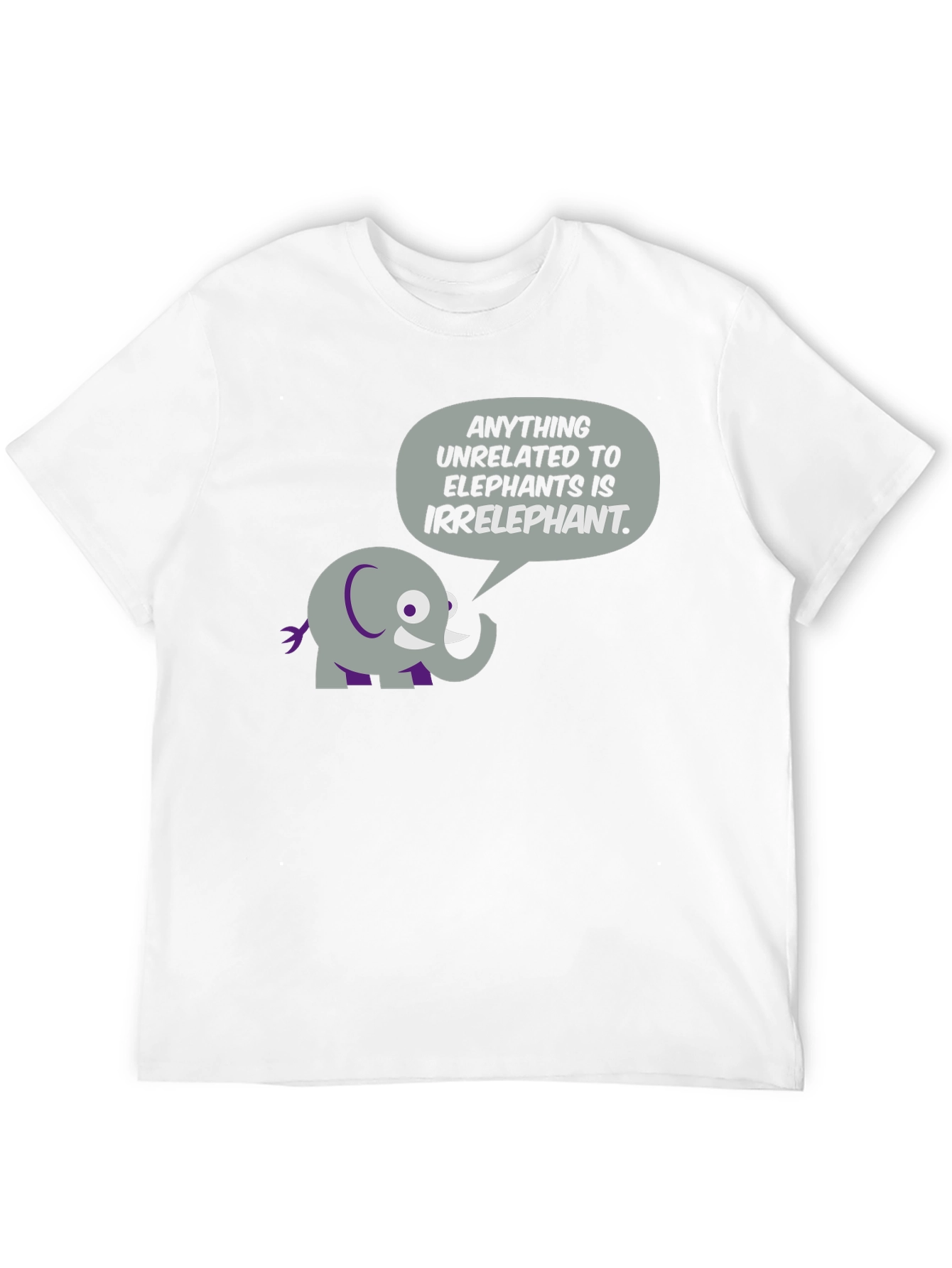 Irrelephant T-Shirt - Humorous Elephant Graphic Tee