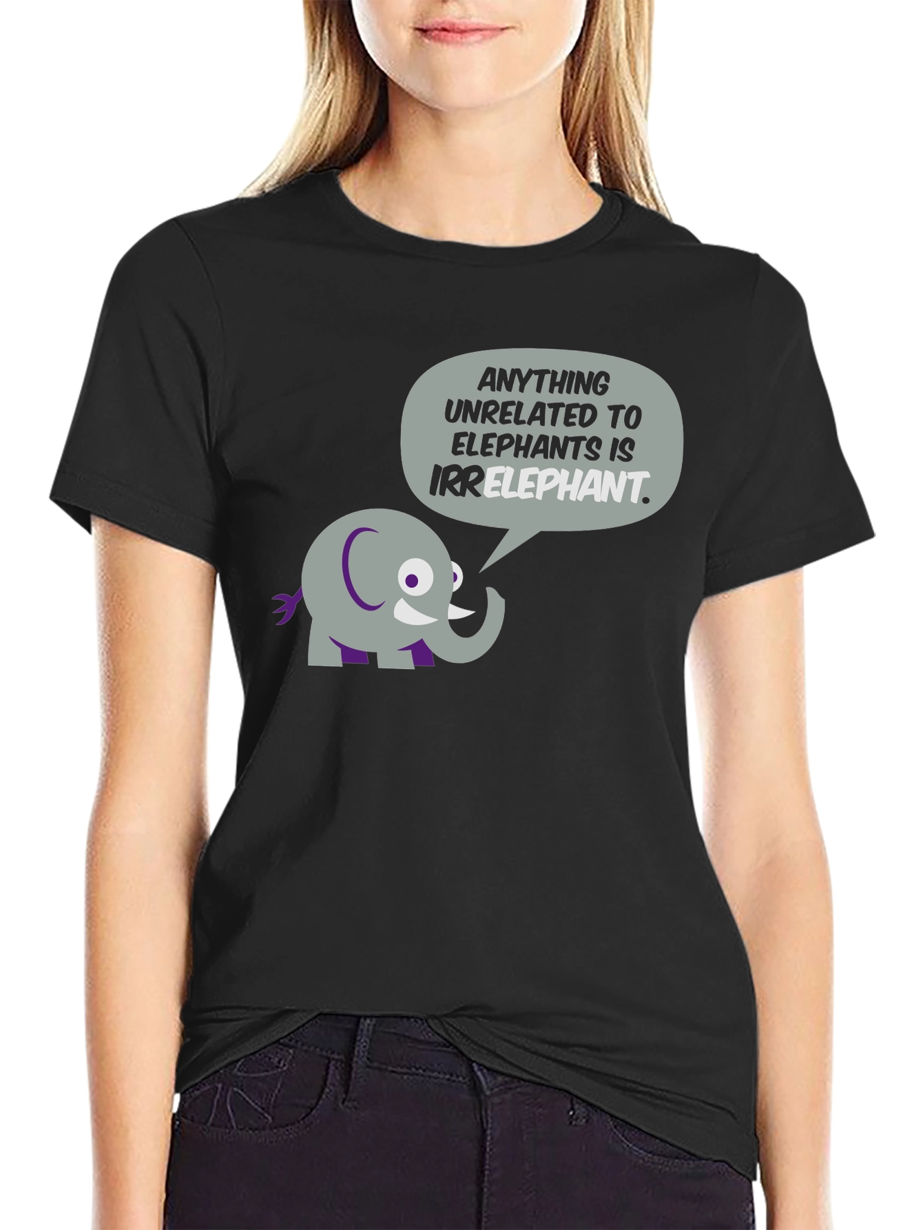 Irrelephant T-Shirt - Humorous Elephant Graphic Tee