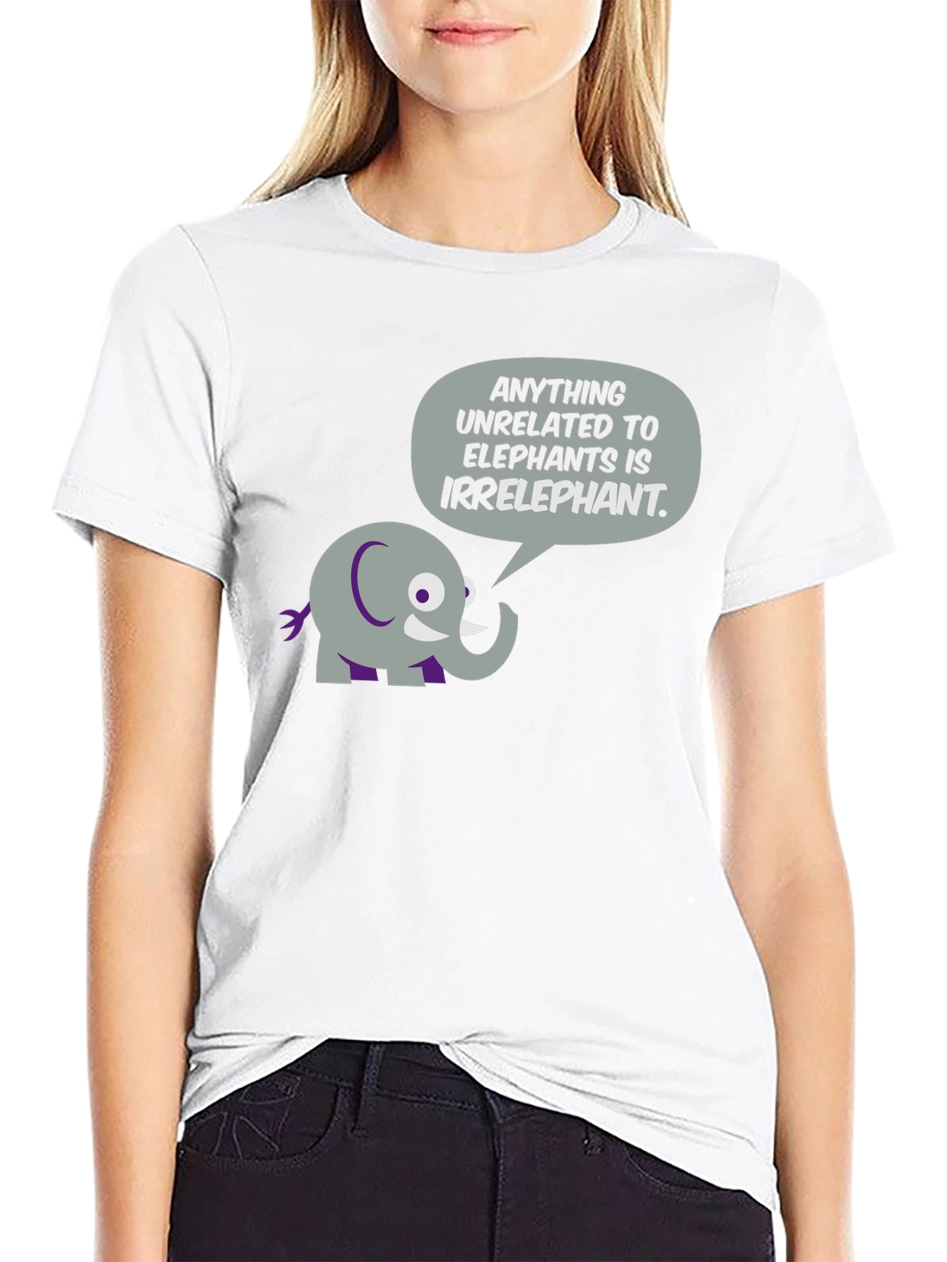 Irrelephant T-Shirt - Humorous Elephant Graphic Tee