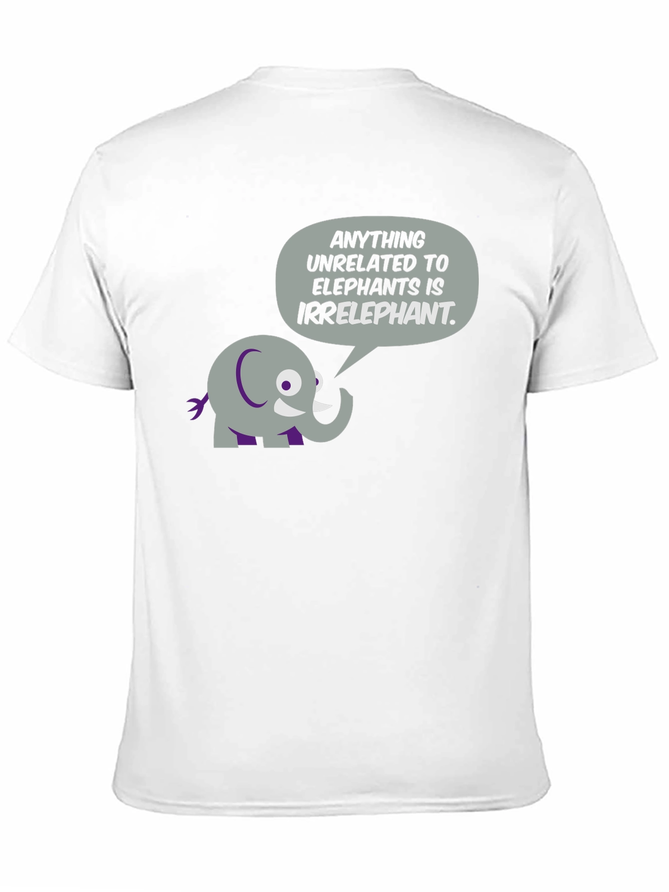 Irrelephant T-Shirt - Humorous Elephant Graphic Tee