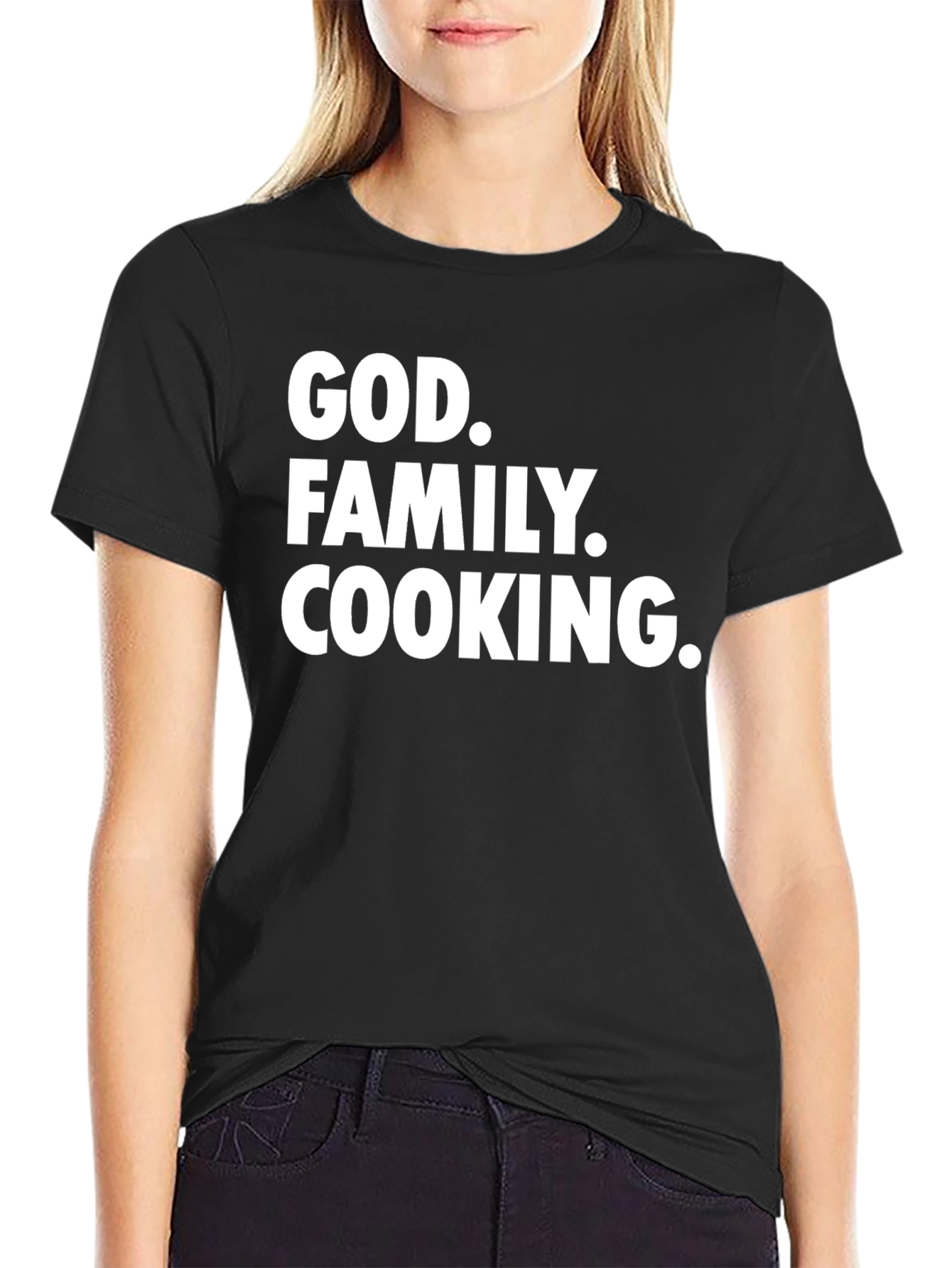 God Family Cooking T-Shirt - Black Tee