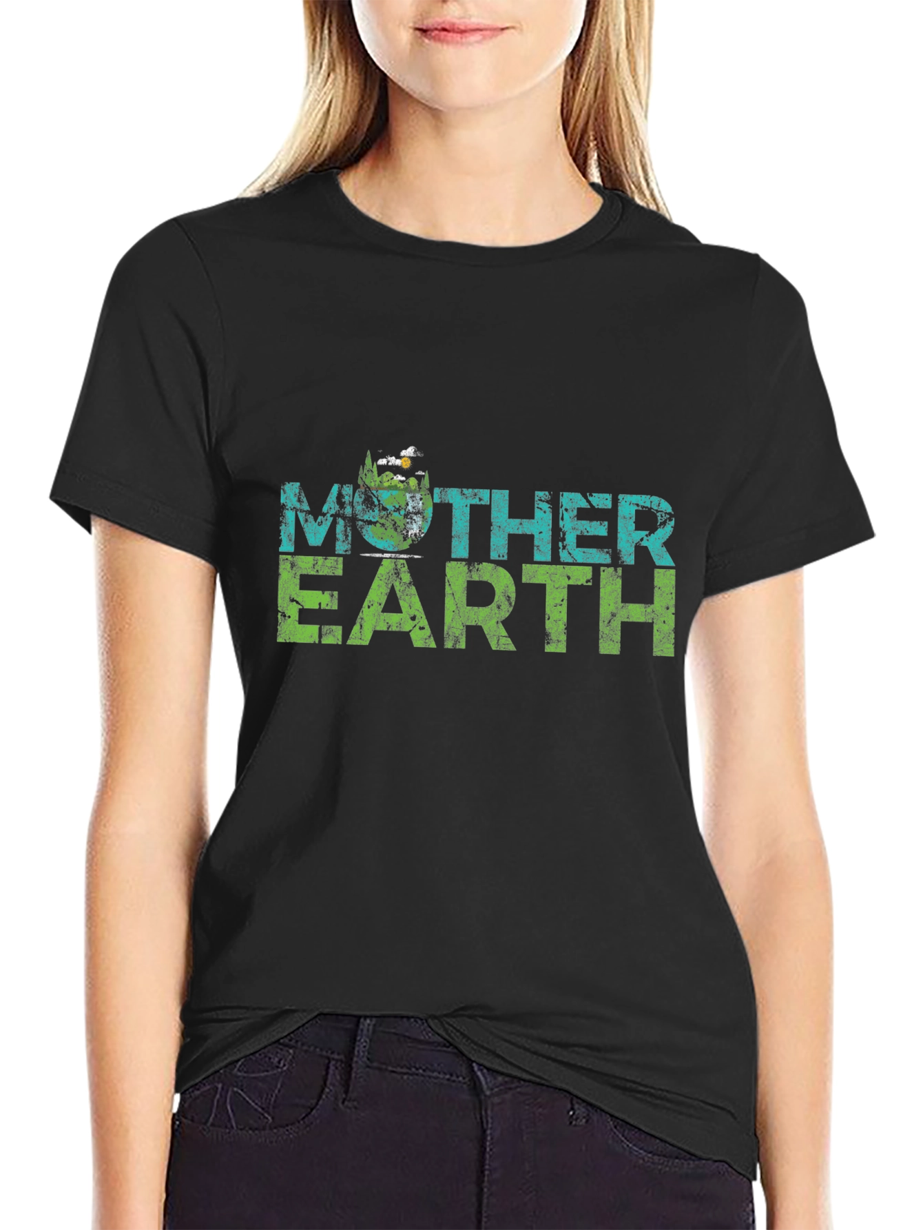 Mother Earth Graphic Tee - Eco-Friendly Design