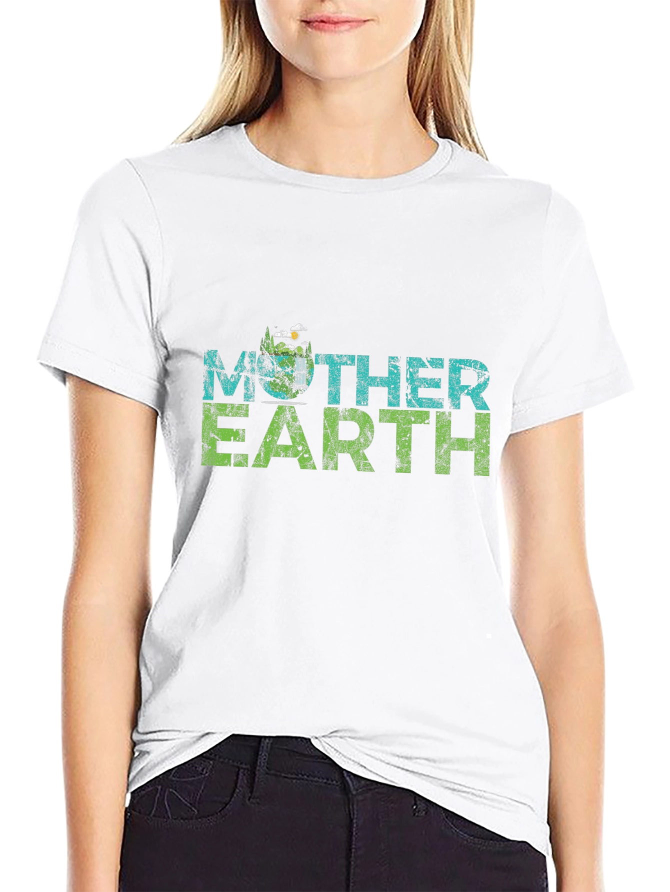 Mother Earth Graphic Tee - Eco-Friendly Design