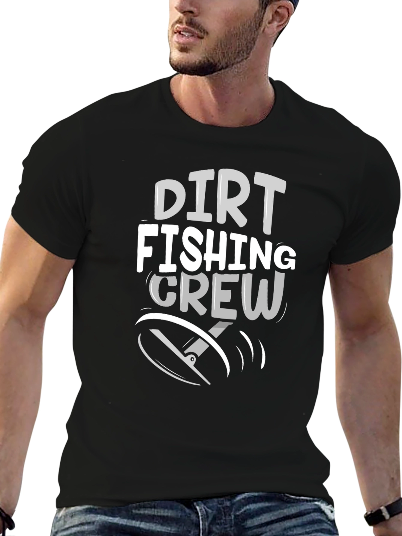 Dirt Fishing Crew Metal Detecting T-Shirt