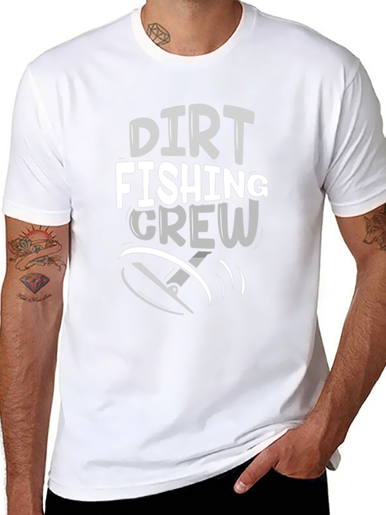 Dirt Fishing Crew Metal Detecting T-Shirt