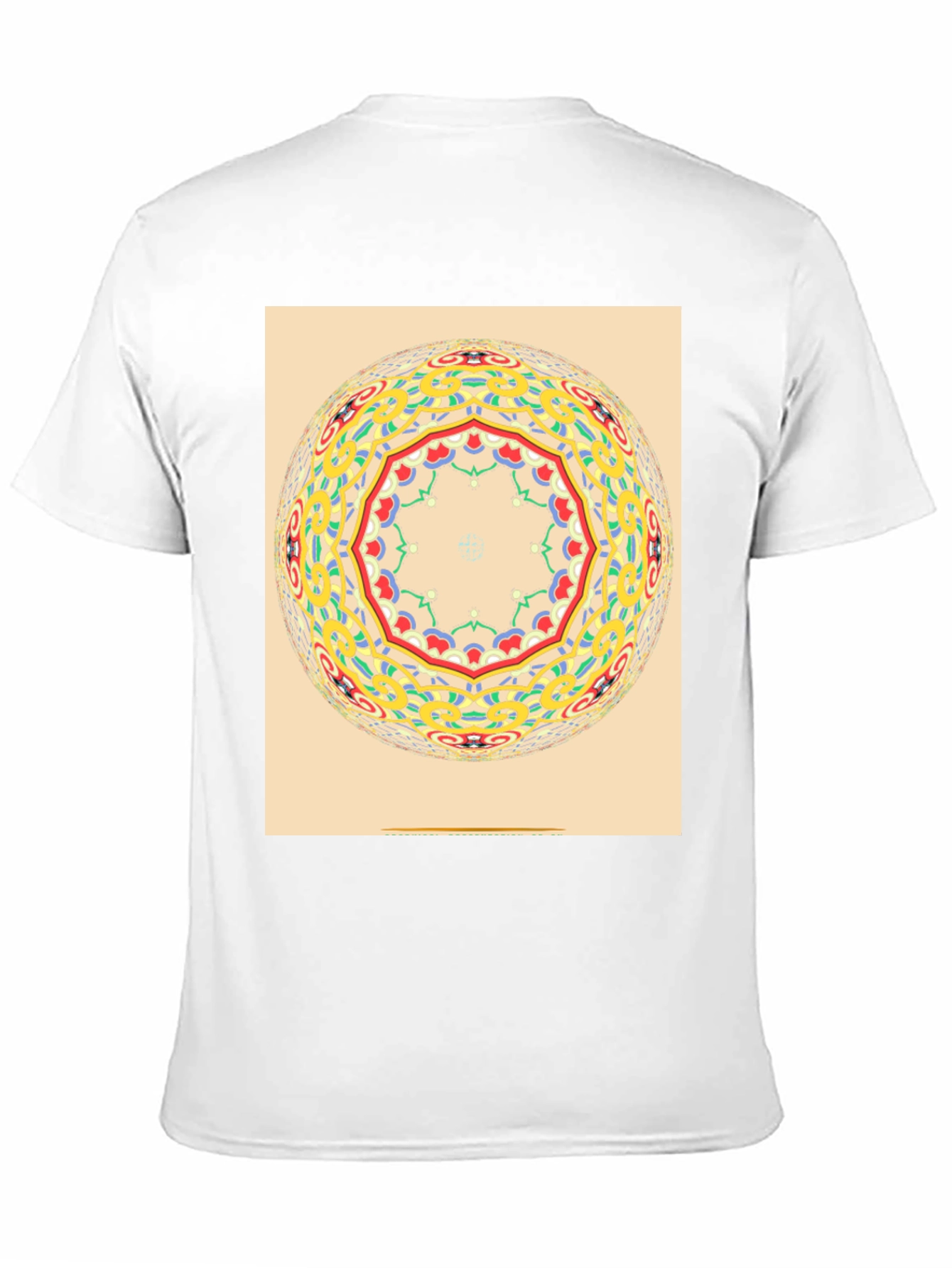 Mandala Sphere Graphic Black T-Shirt