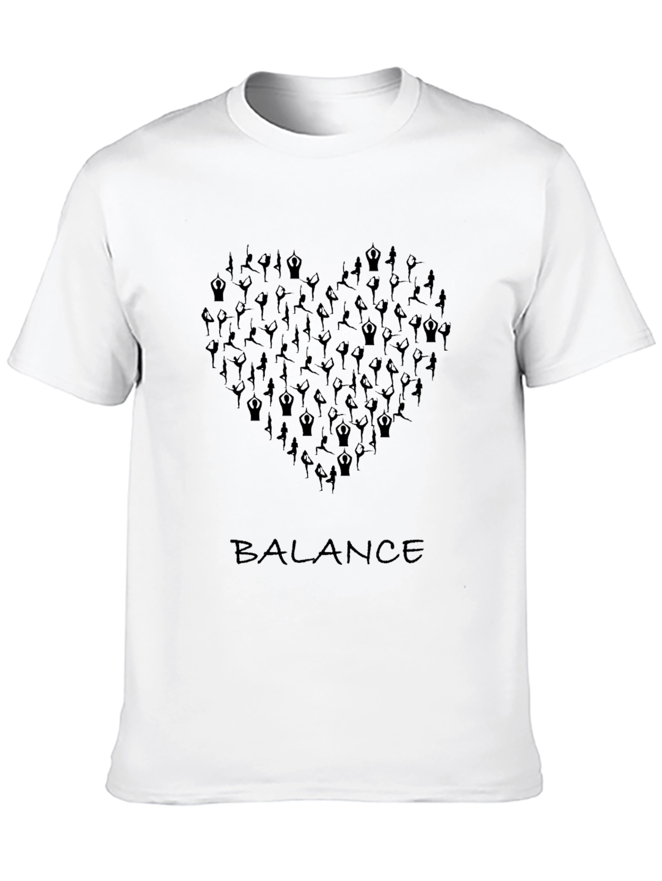 Balance Yoga Heart Graphic Tee