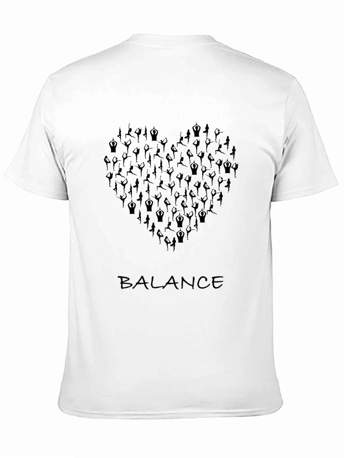 Balance Yoga Heart Graphic Tee