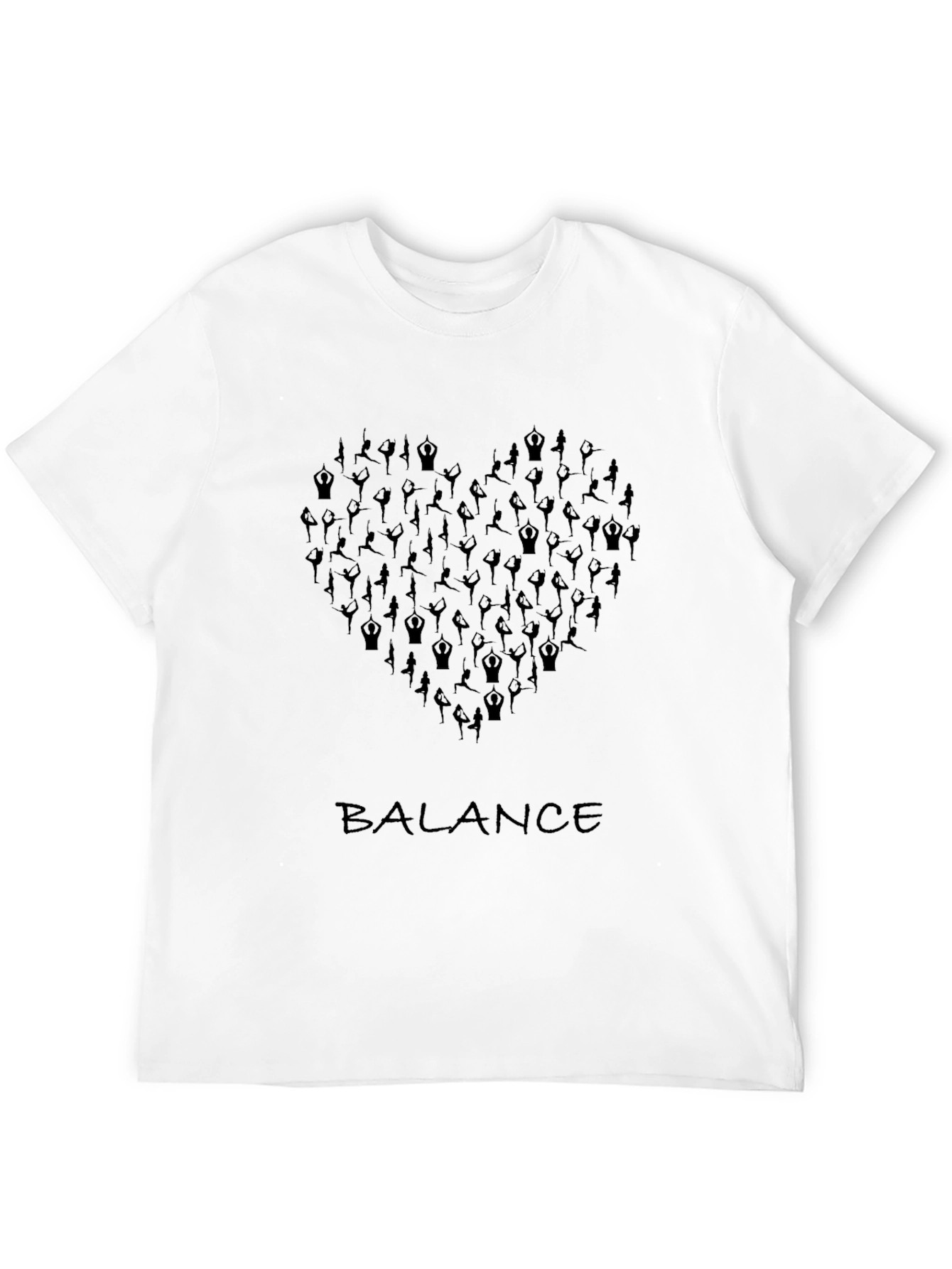 Balance Yoga Heart Graphic Tee