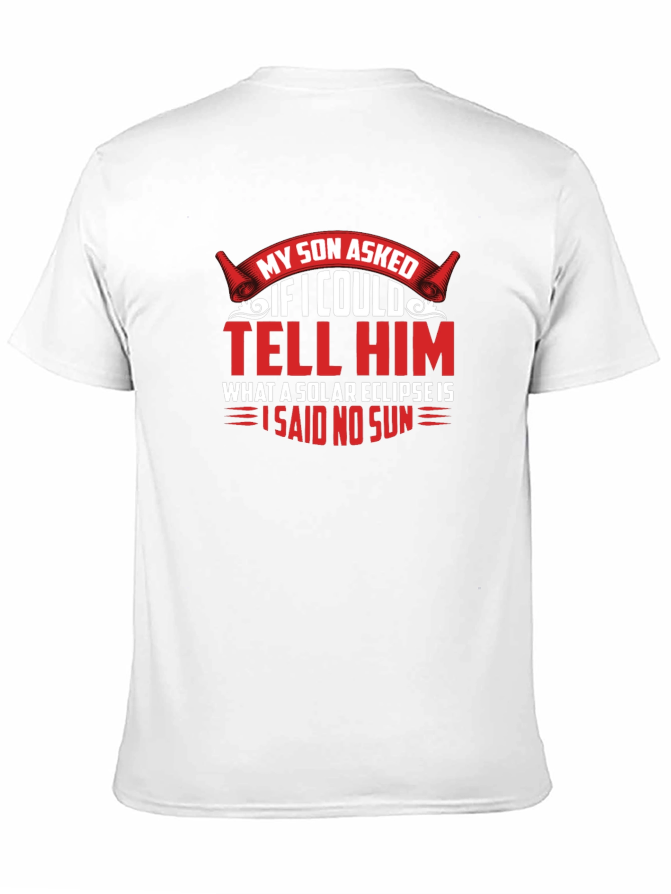 Funny Solar Eclipse Mens T-Shirt