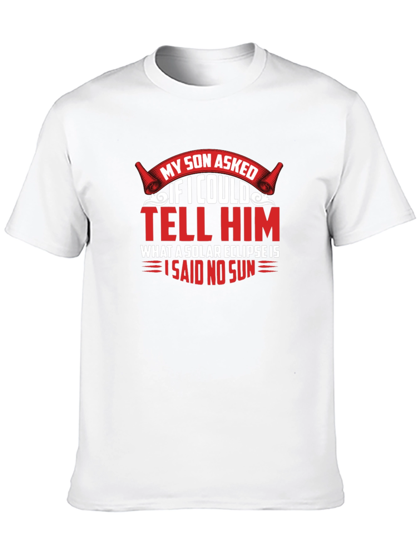 Funny Solar Eclipse Mens T-Shirt