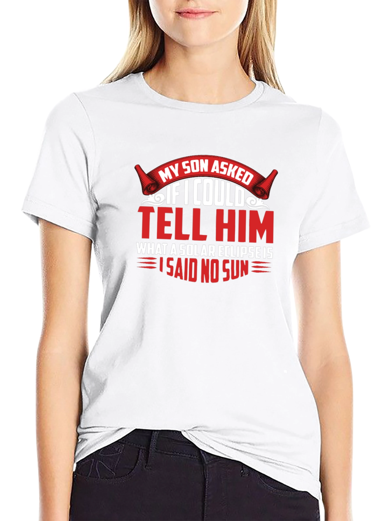 Funny Solar Eclipse Mens T-Shirt