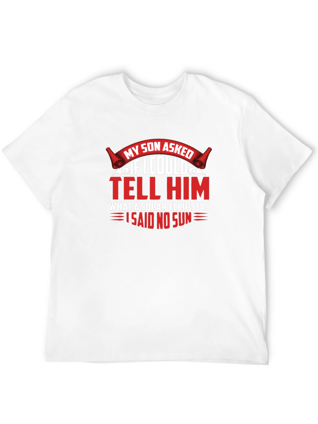 Funny Solar Eclipse Mens T-Shirt