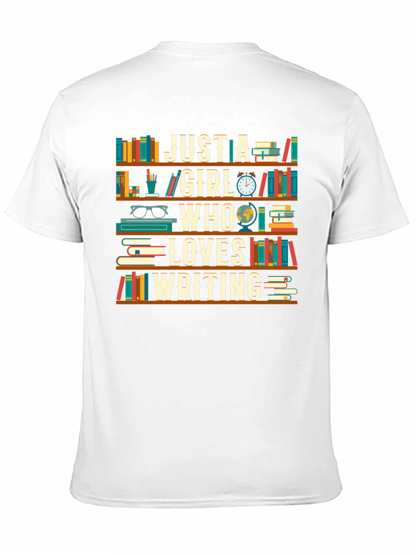 Just a Girl Who Loves Writing T-Shirt