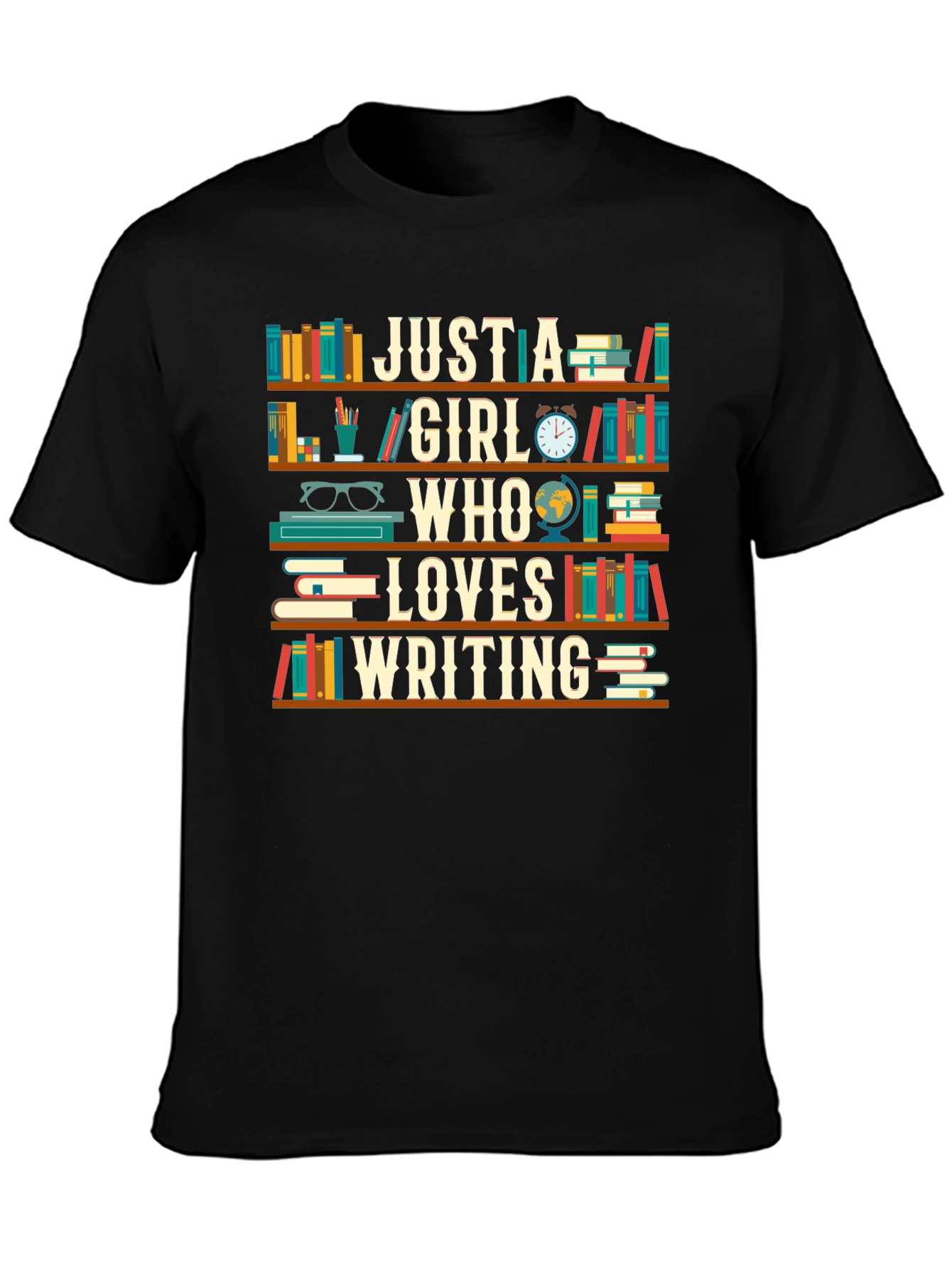 Just a Girl Who Loves Writing T-Shirt