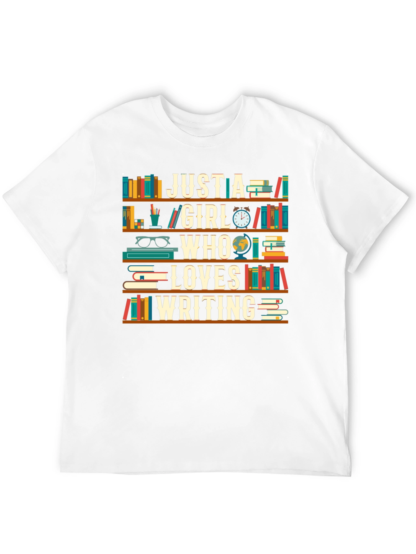 Just a Girl Who Loves Writing T-Shirt
