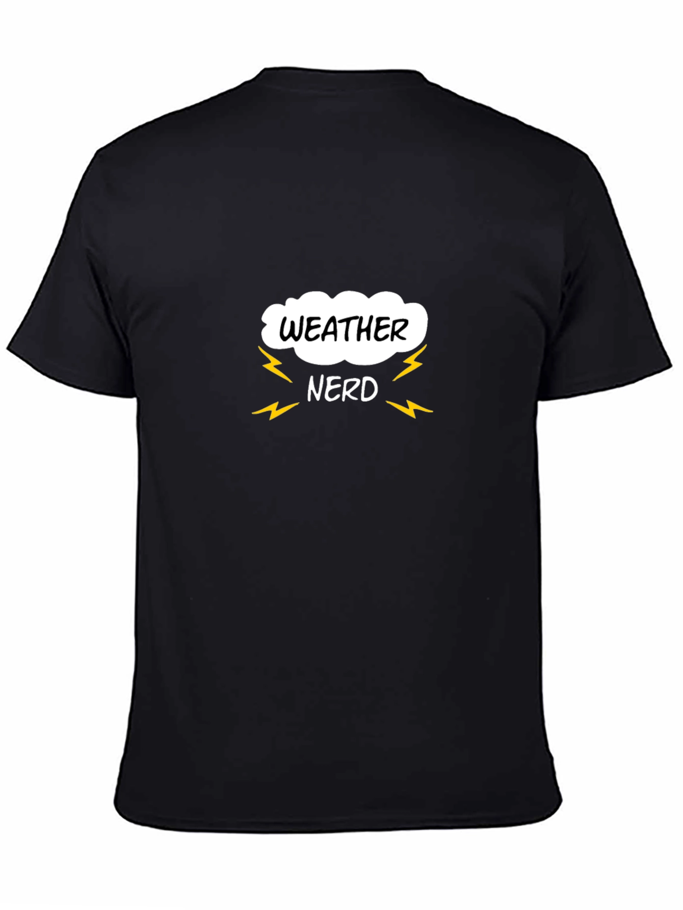 Weather Nerd T-Shirt - Black Graphic Tee