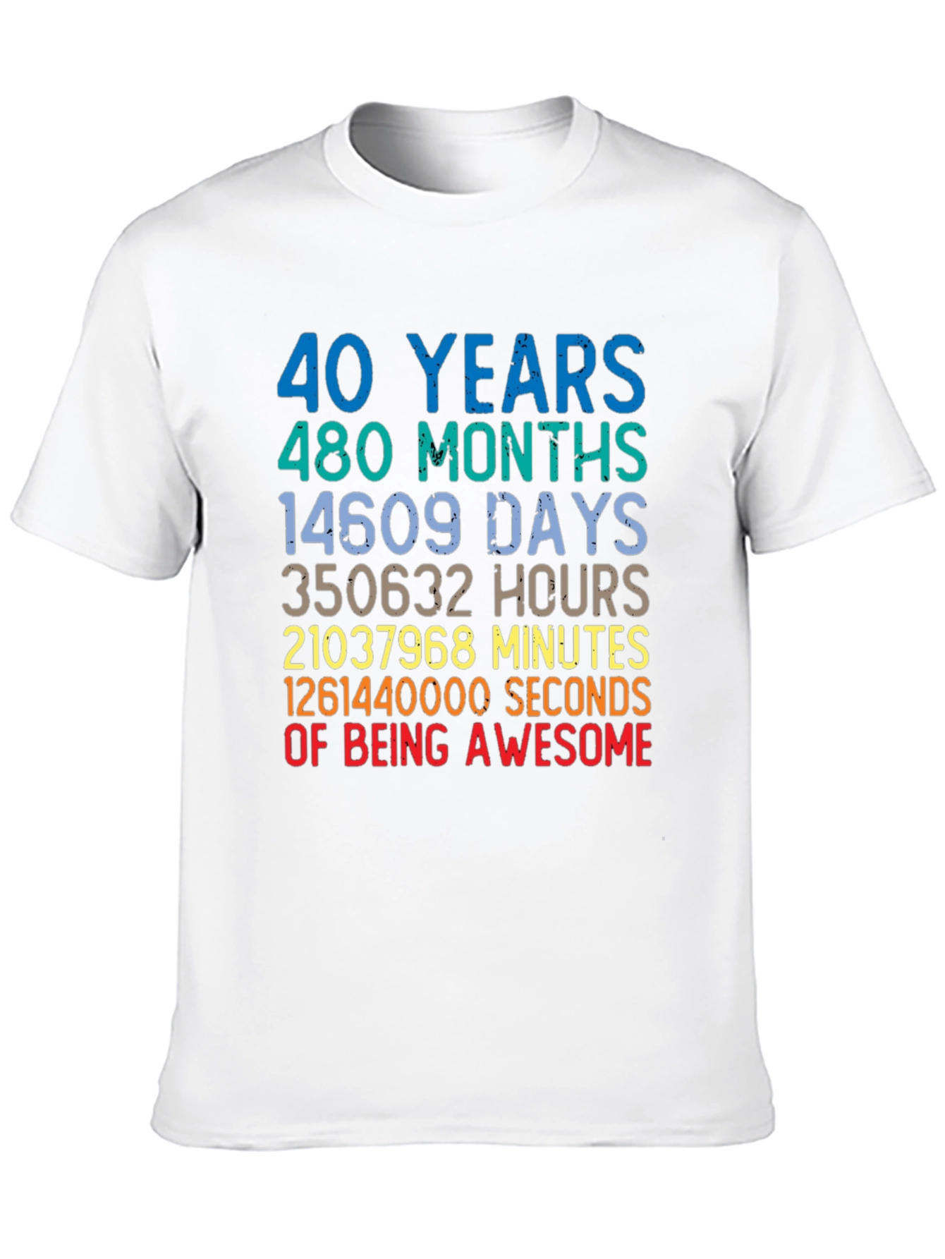 40 Years Awesome T-Shirt