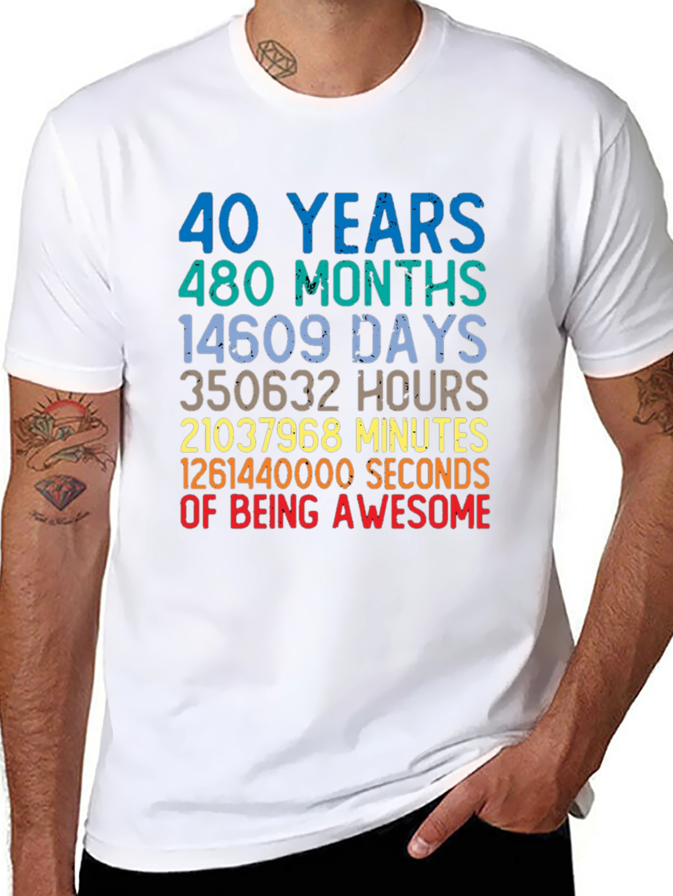 40 Years Awesome T-Shirt