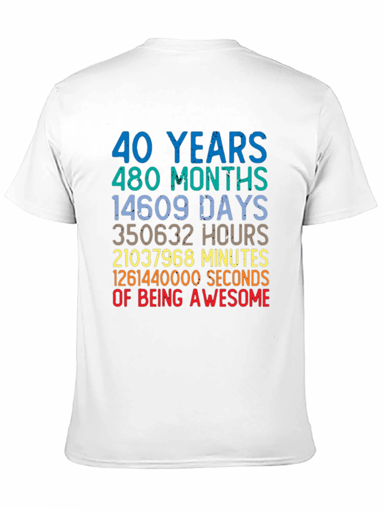 40 Years Awesome T-Shirt