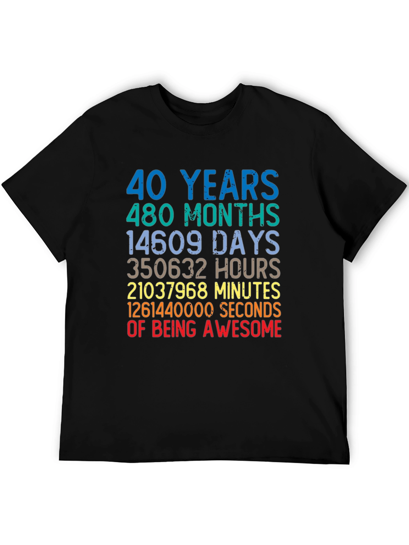 40 Years Awesome T-Shirt