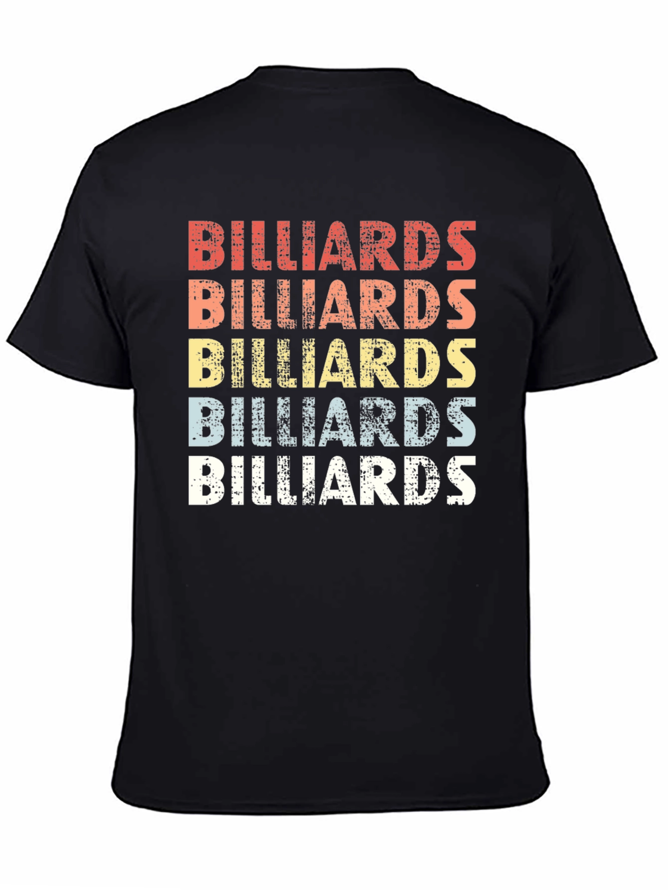 Retro Billiards T-Shirt - Pool Player Graphic Tee
