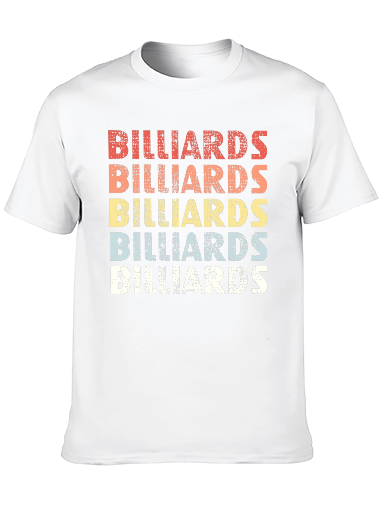 Retro Billiards T-Shirt - Pool Player Graphic Tee