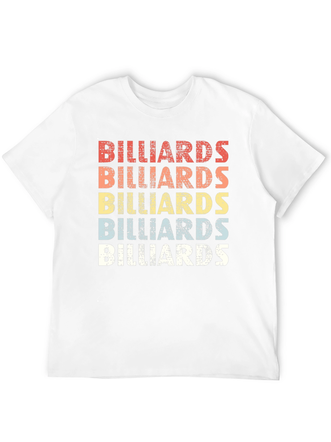 Retro Billiards T-Shirt - Pool Player Graphic Tee