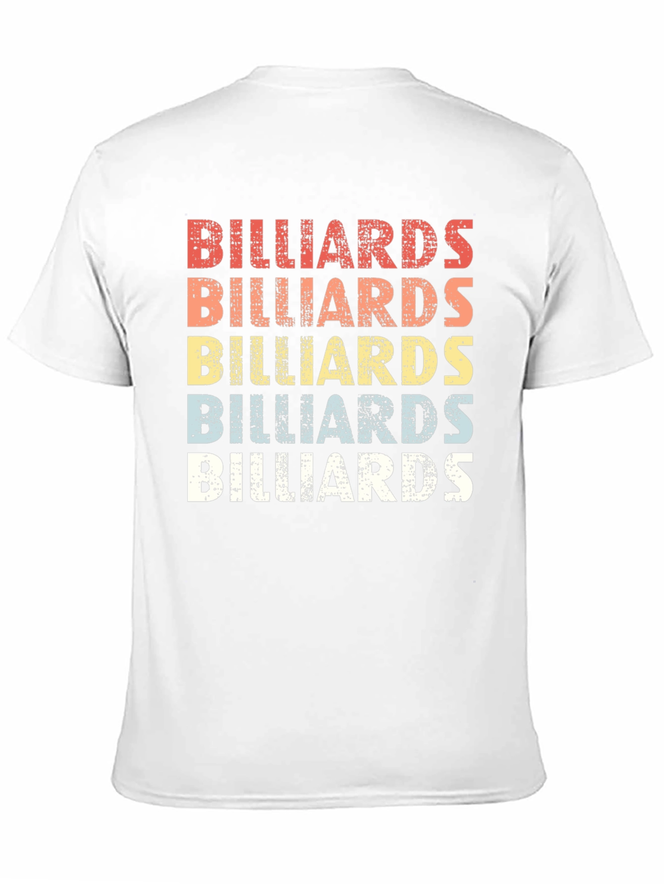 Retro Billiards T-Shirt - Pool Player Graphic Tee