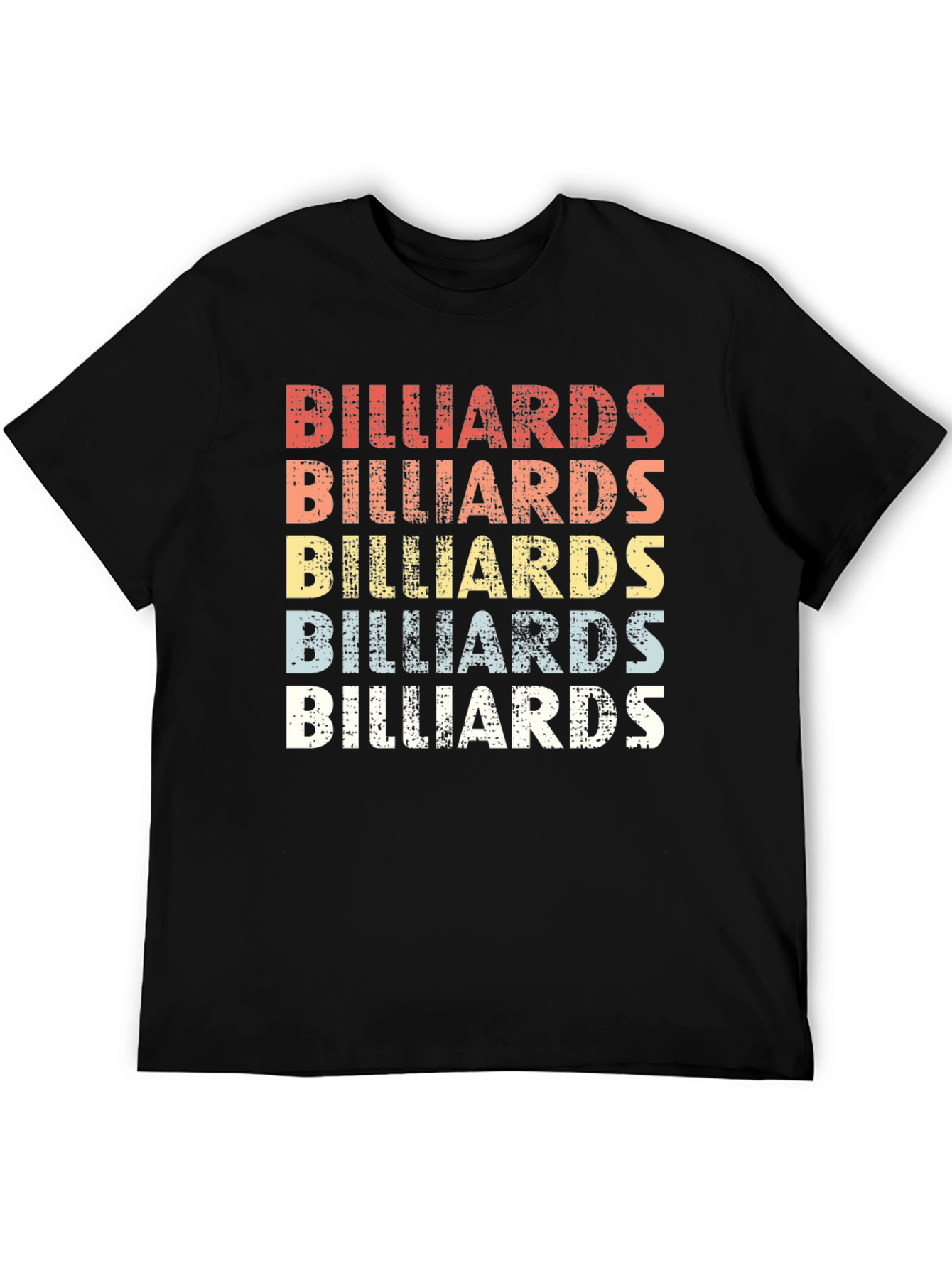 Retro Billiards T-Shirt - Pool Player Graphic Tee