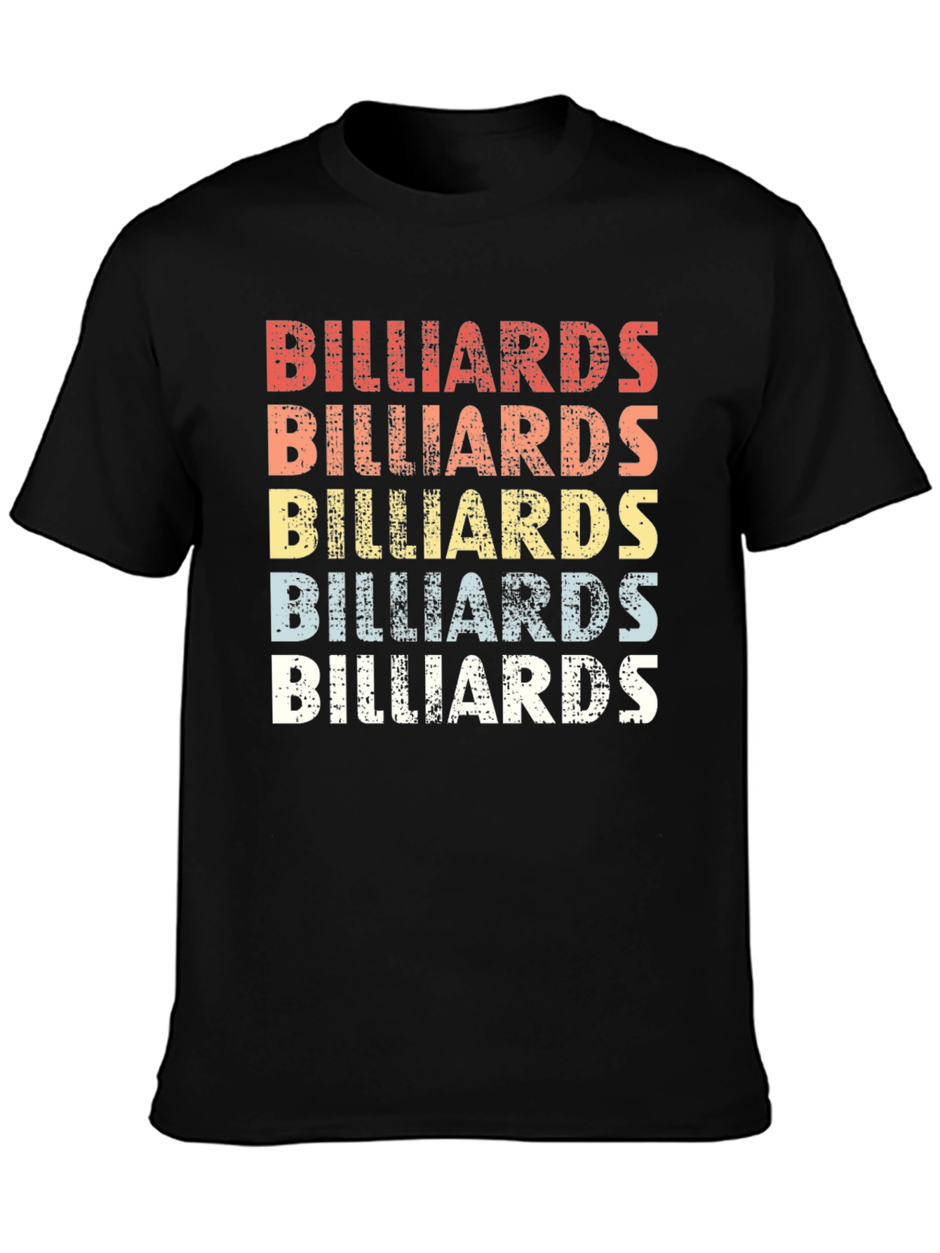 Retro Billiards T-Shirt - Pool Player Graphic Tee