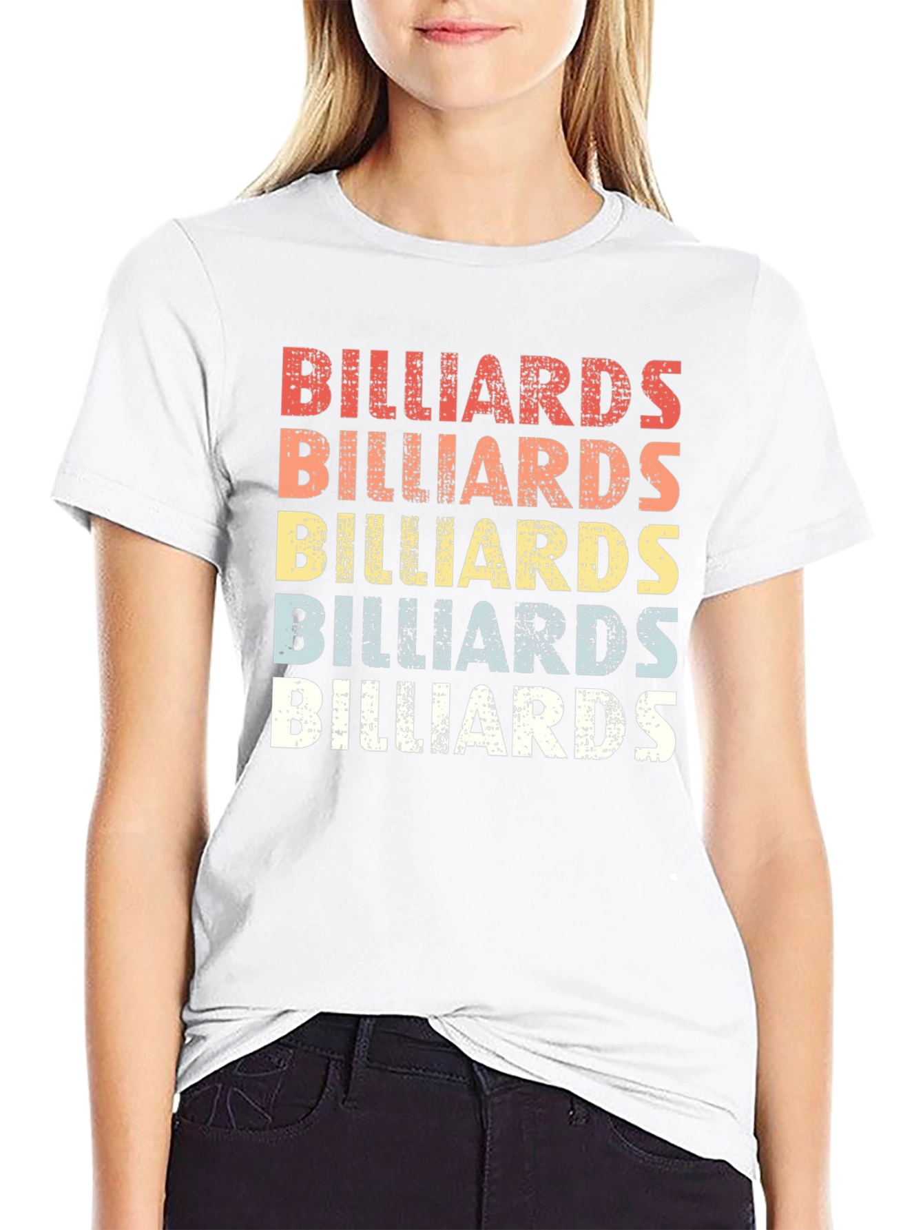 Retro Billiards T-Shirt - Pool Player Graphic Tee
