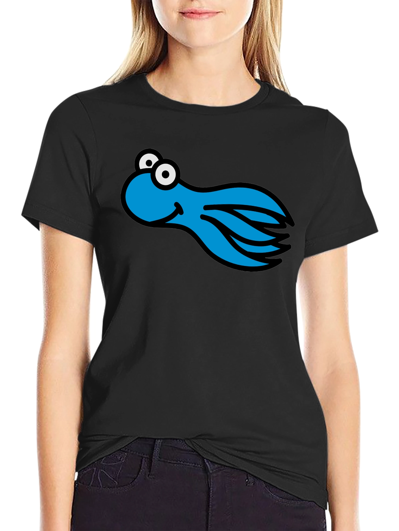 Blue Octopus Graphic Tee
