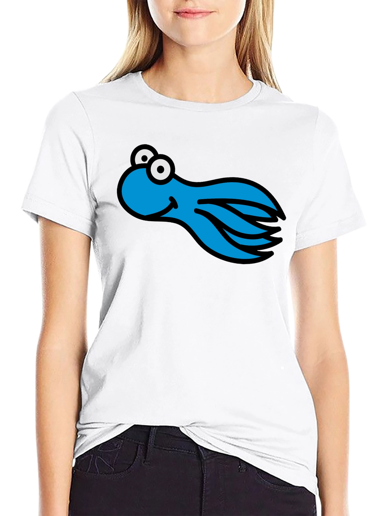Blue Octopus Graphic Tee