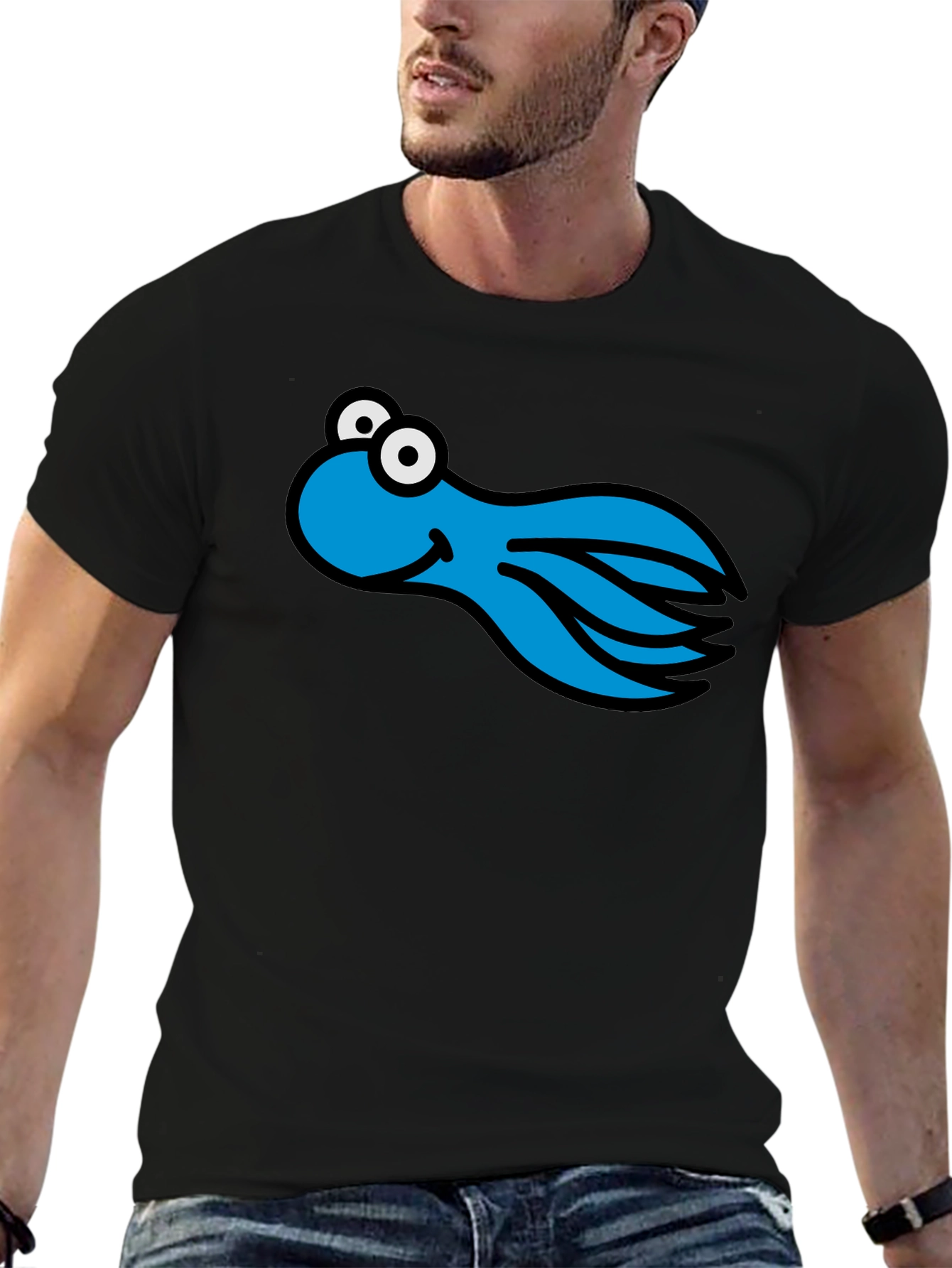 Blue Octopus Graphic Tee