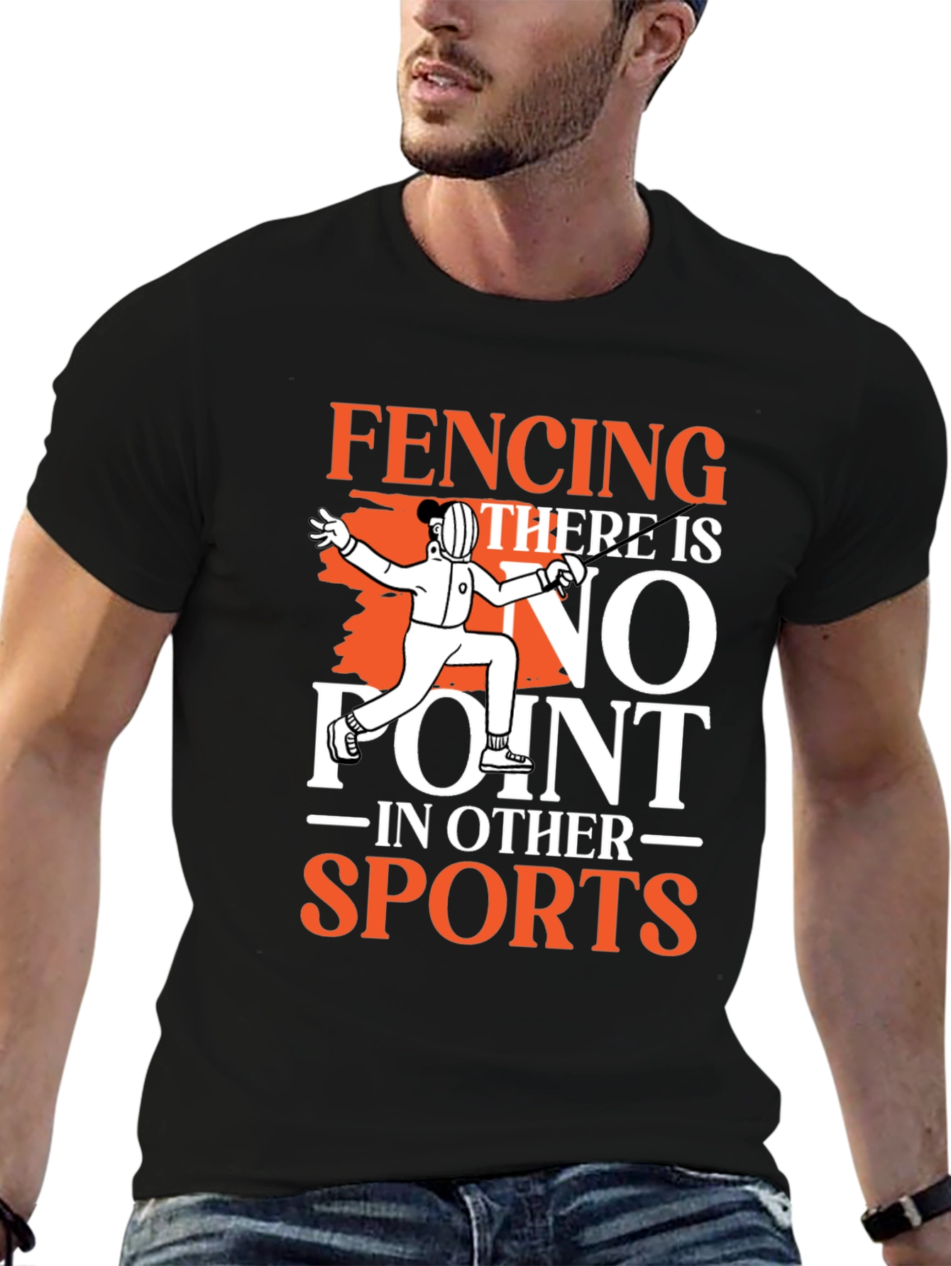 Fencing No Point in Other Sports Graphic T-Shirt
