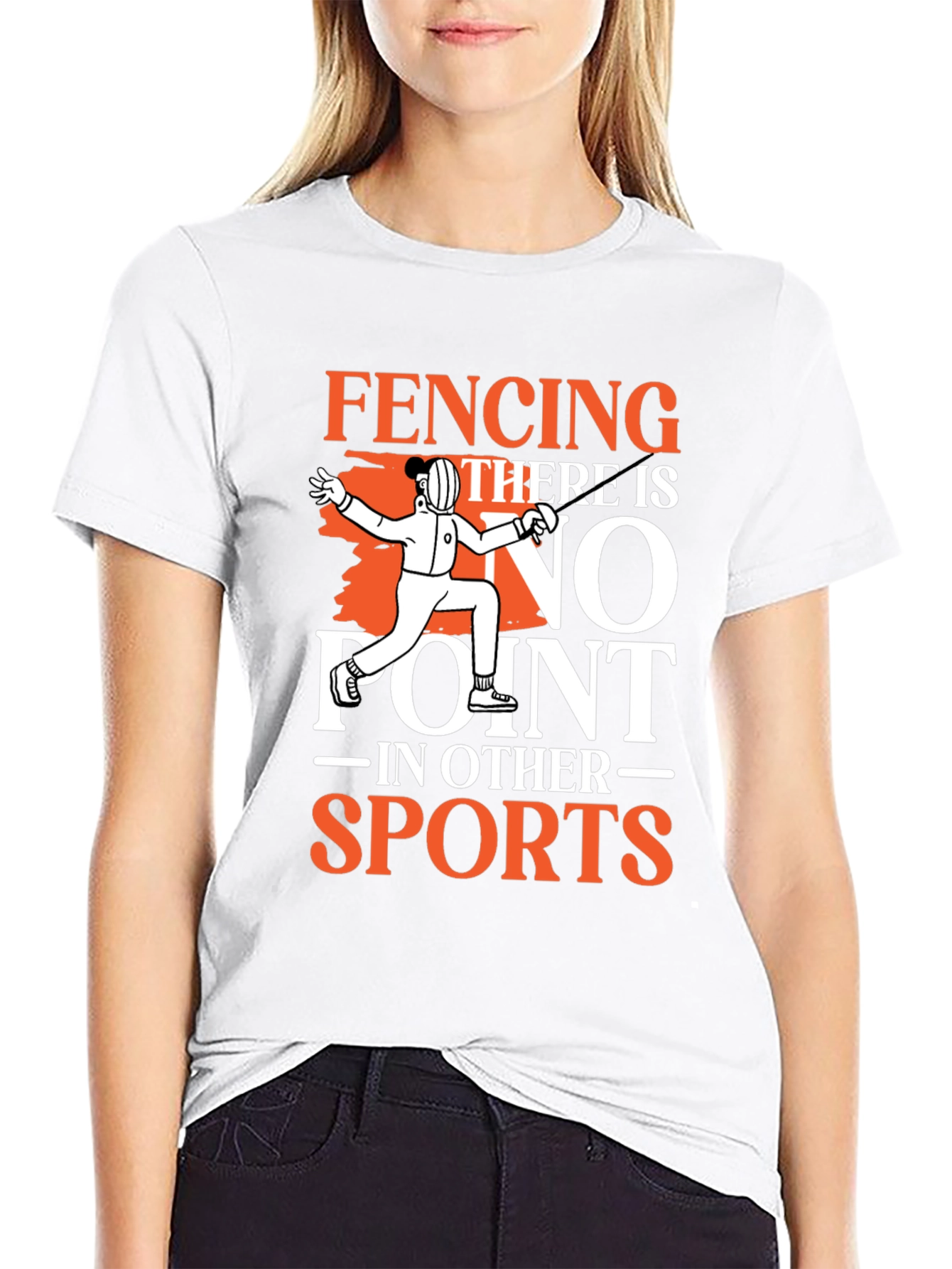 Fencing No Point in Other Sports Graphic T-Shirt
