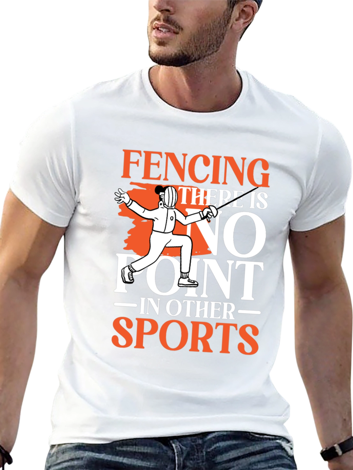 Fencing No Point in Other Sports Graphic T-Shirt