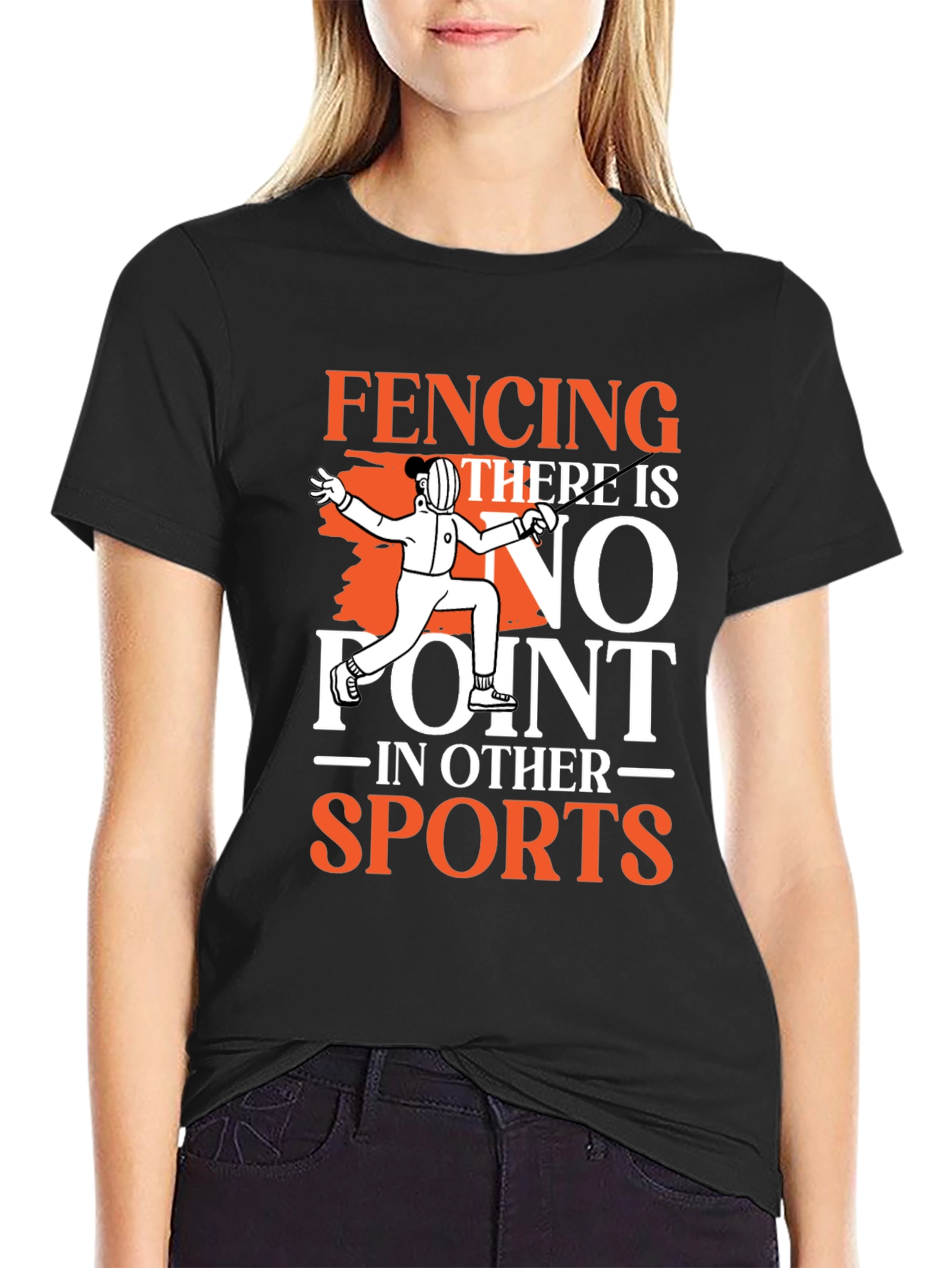 Fencing No Point in Other Sports Graphic T-Shirt
