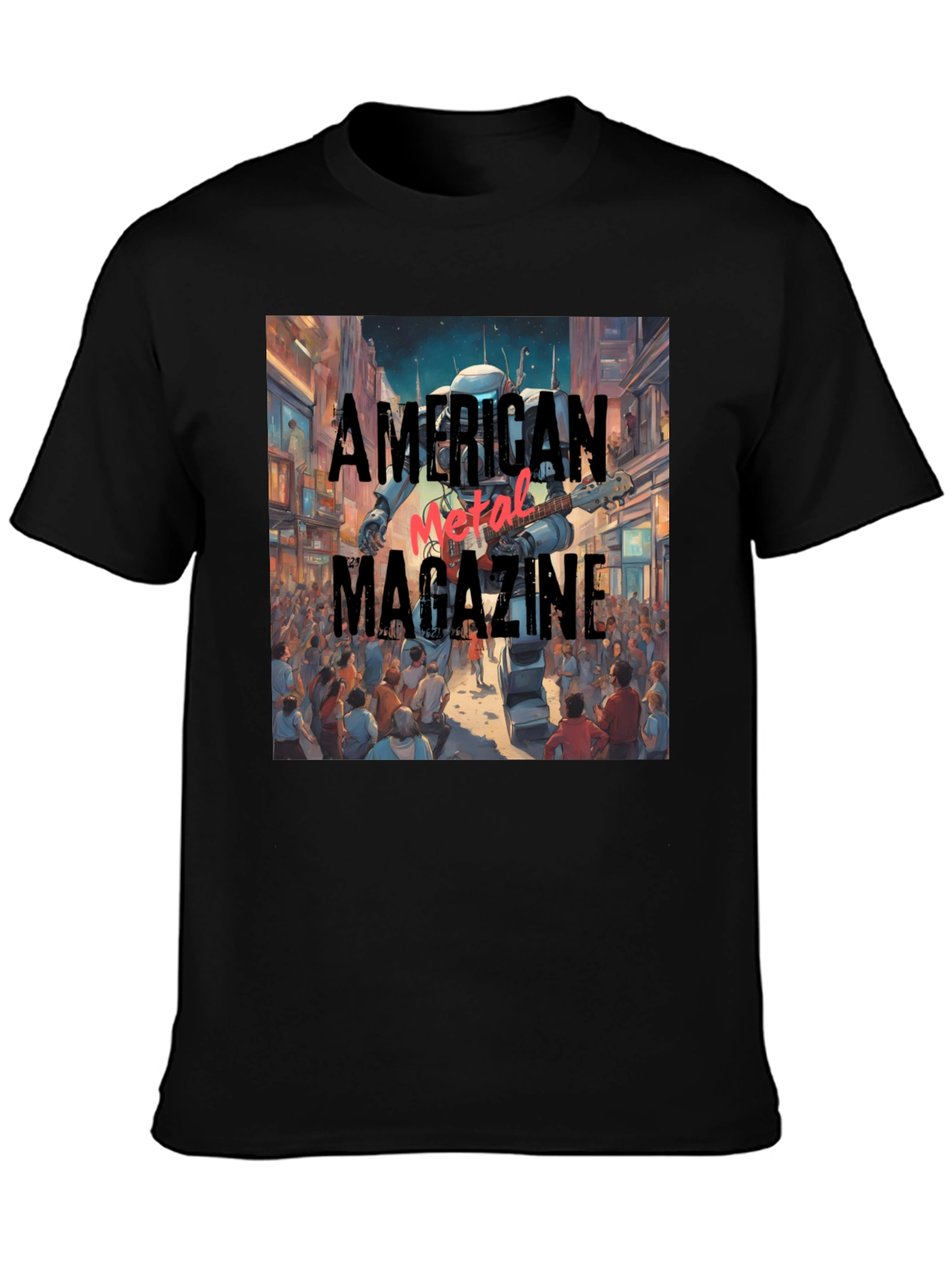 American Metal Magazine Graphic Tee