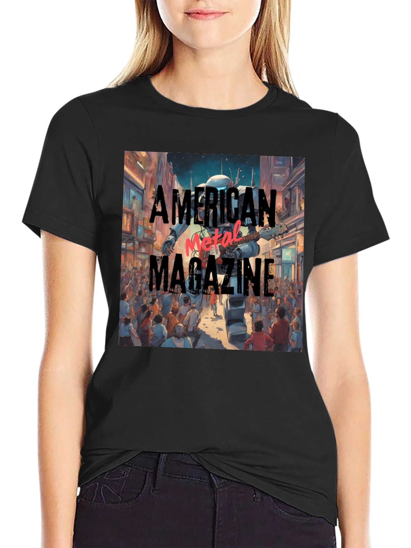 American Metal Magazine Graphic Tee