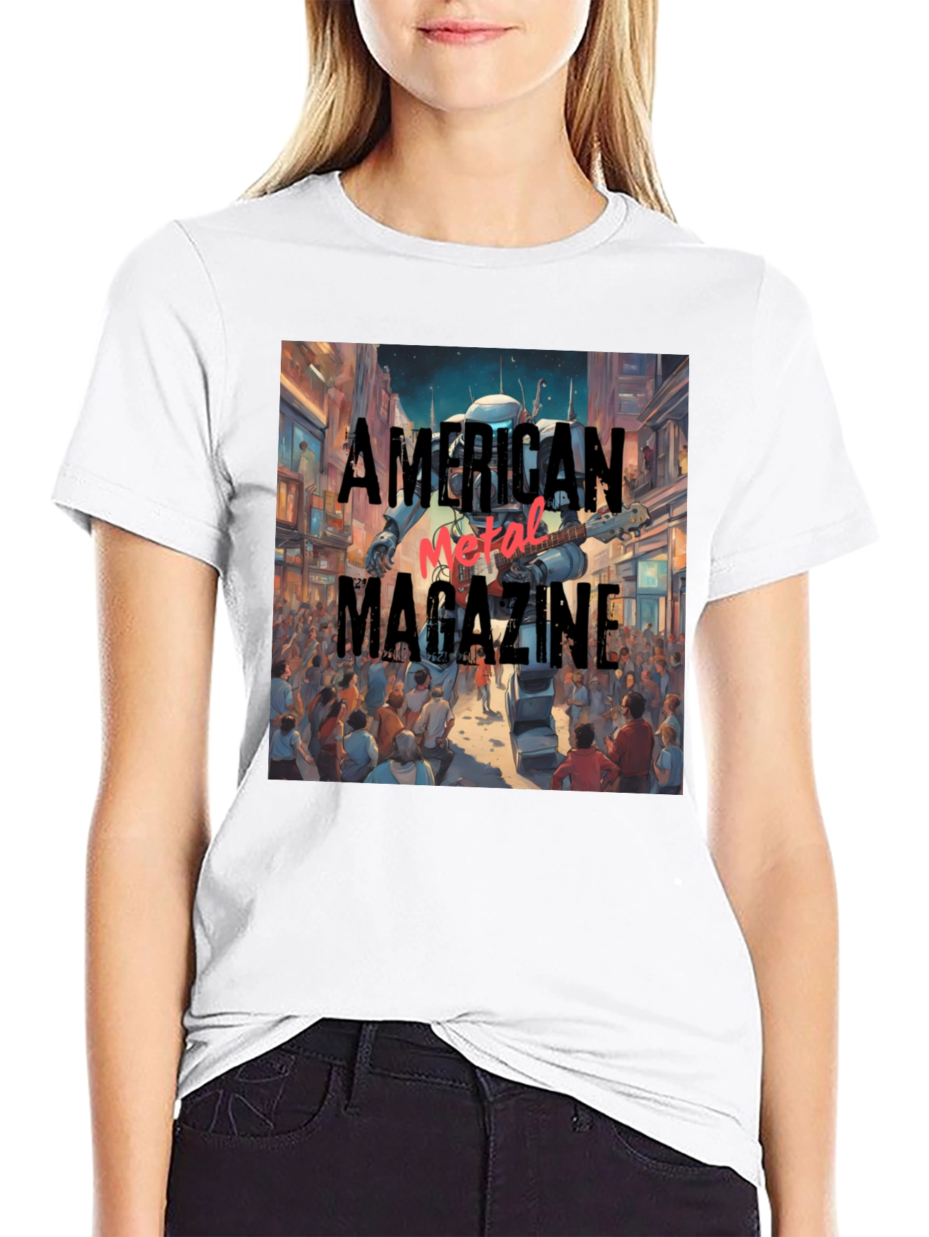 American Metal Magazine Graphic Tee