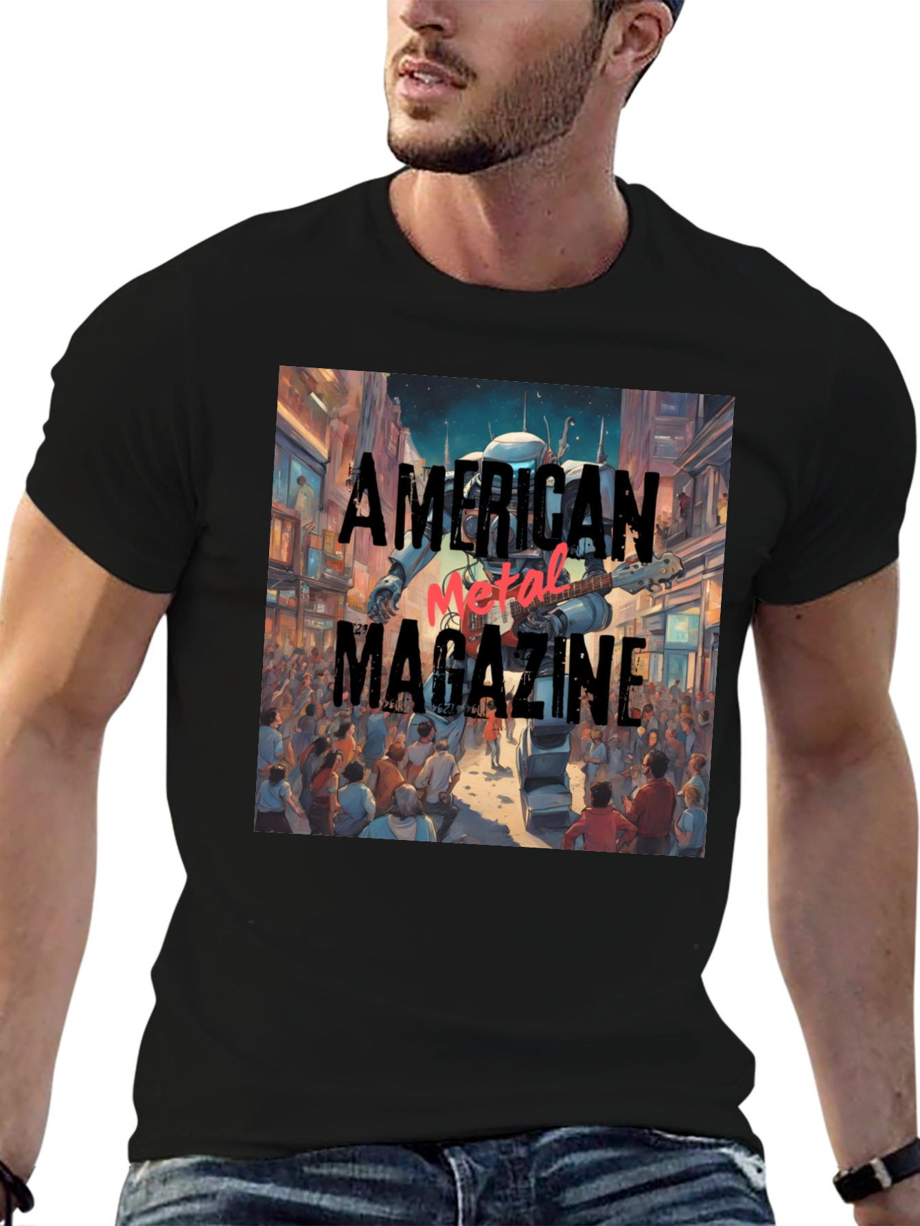 American Metal Magazine Graphic Tee