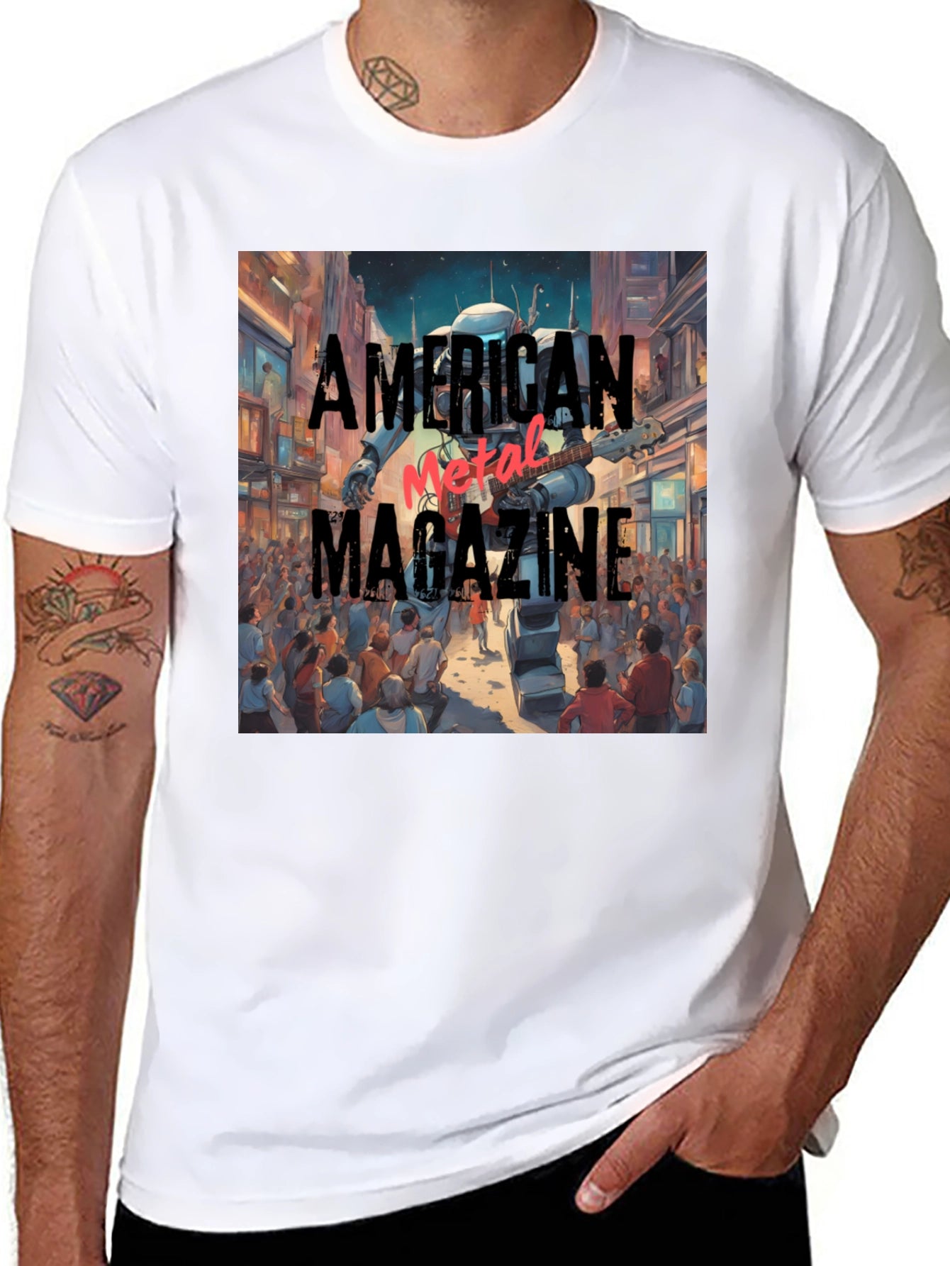 American Metal Magazine Graphic Tee
