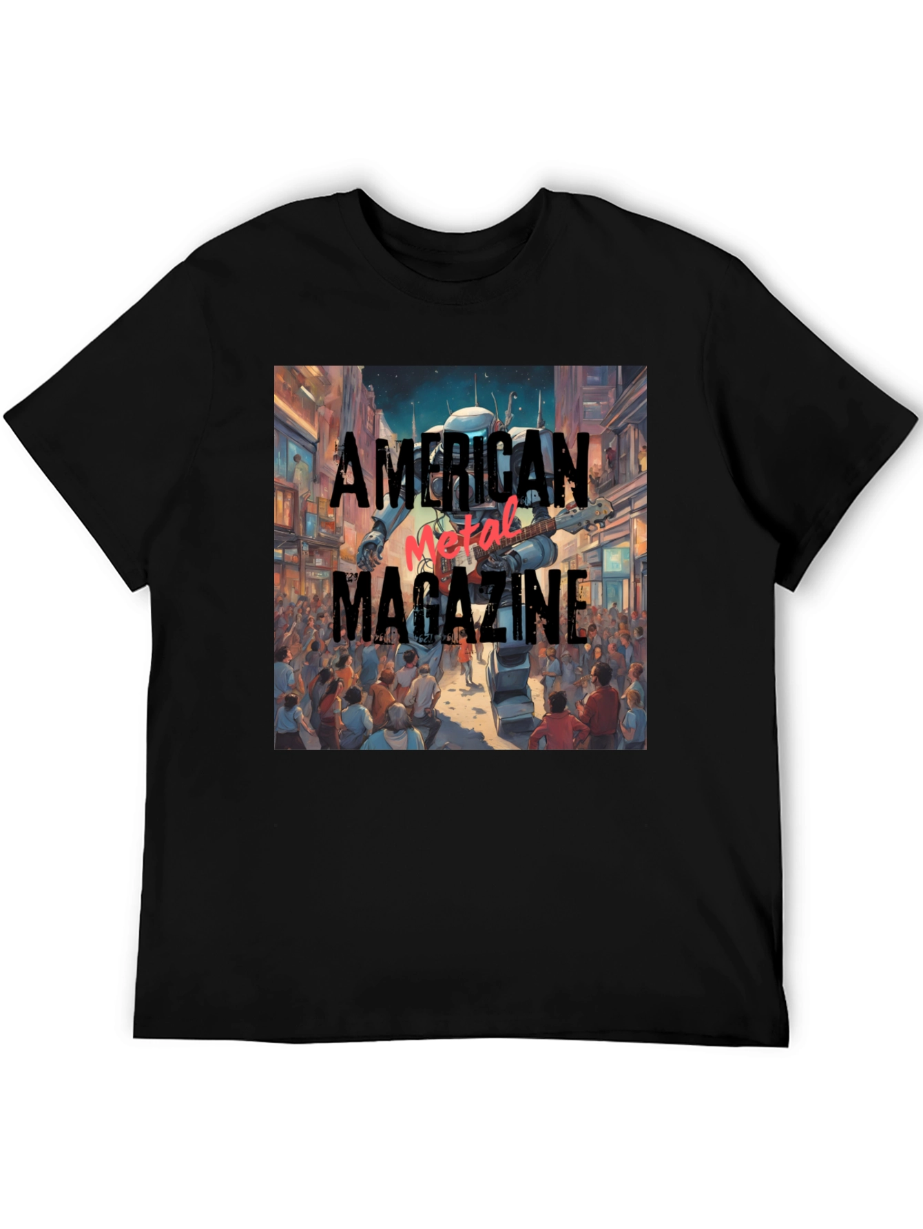 American Metal Magazine Graphic Tee