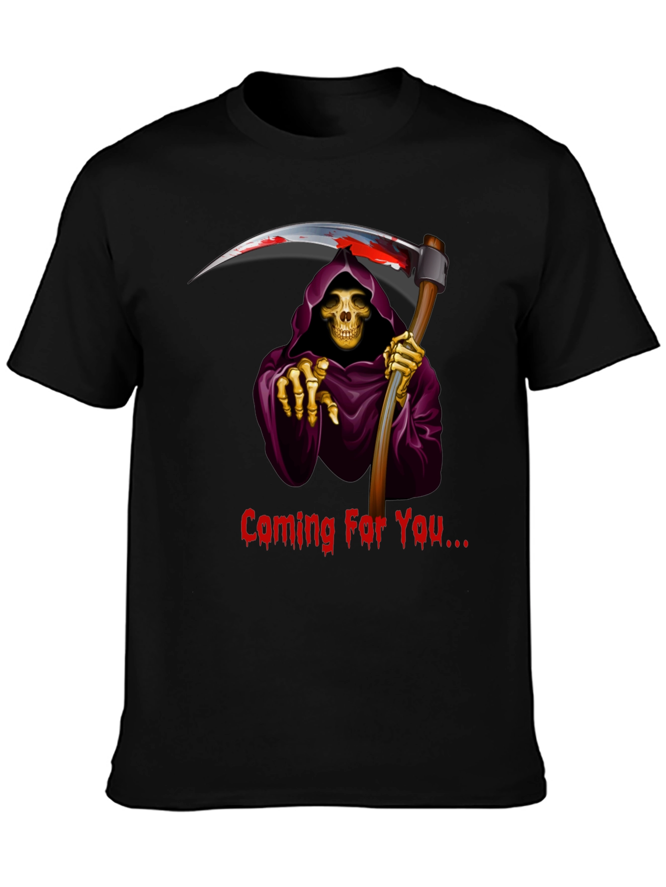 Grim Reaper Graphic T-Shirt - Coming For You