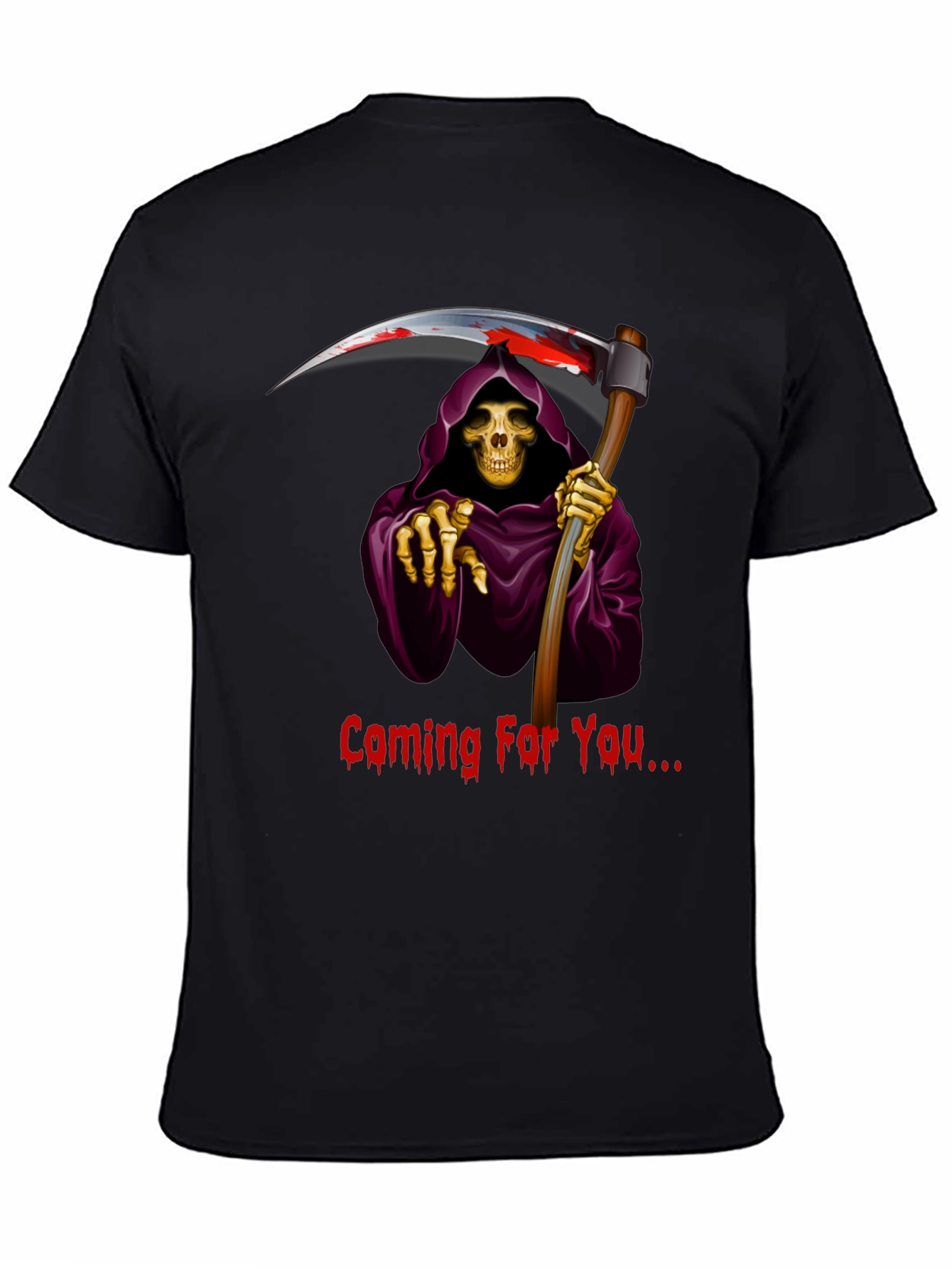 Grim Reaper Graphic T-Shirt - Coming For You