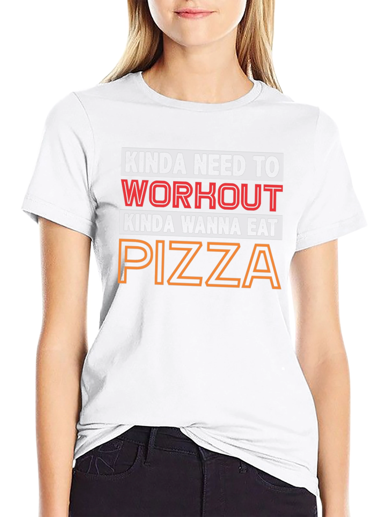 Kinda Need to Workout Pizza T-Shirt