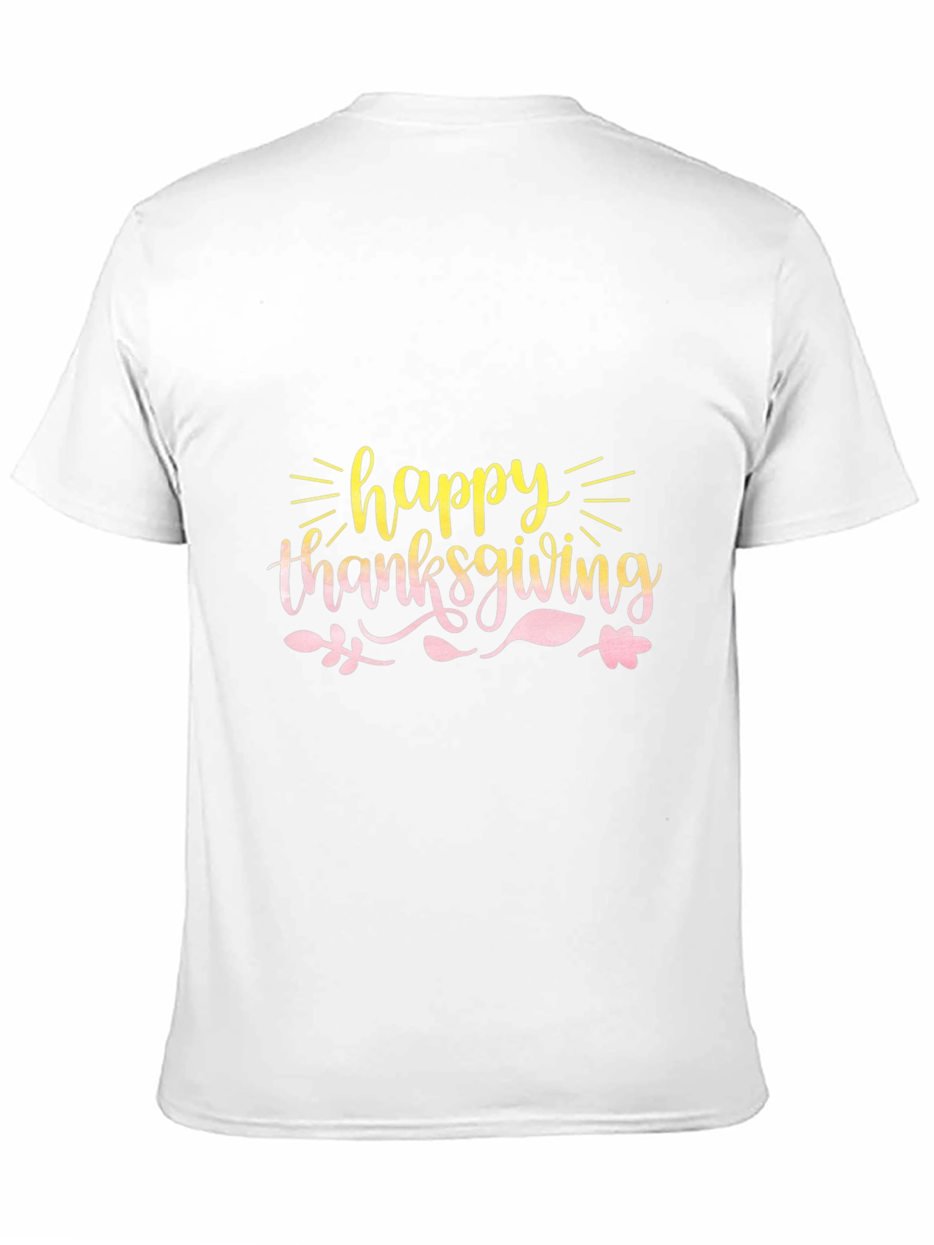 Happy Thanksgiving Black T-Shirt