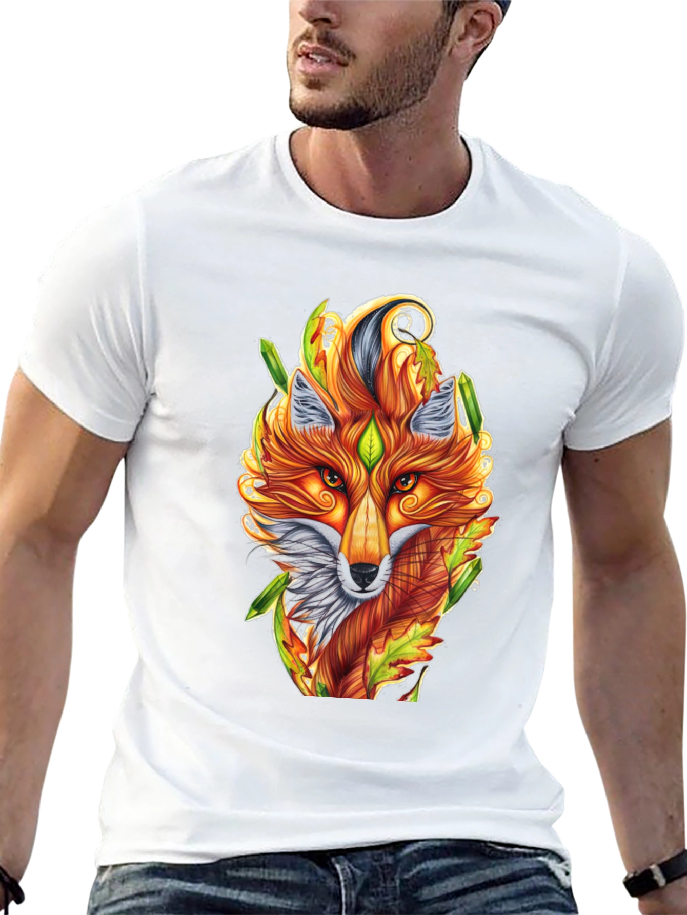 Fox Art T-Shirt - Unique Animal Design